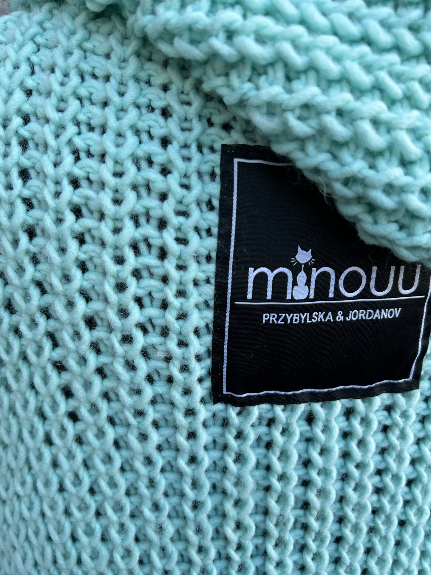 Mint knitted long gilet uk 12-14