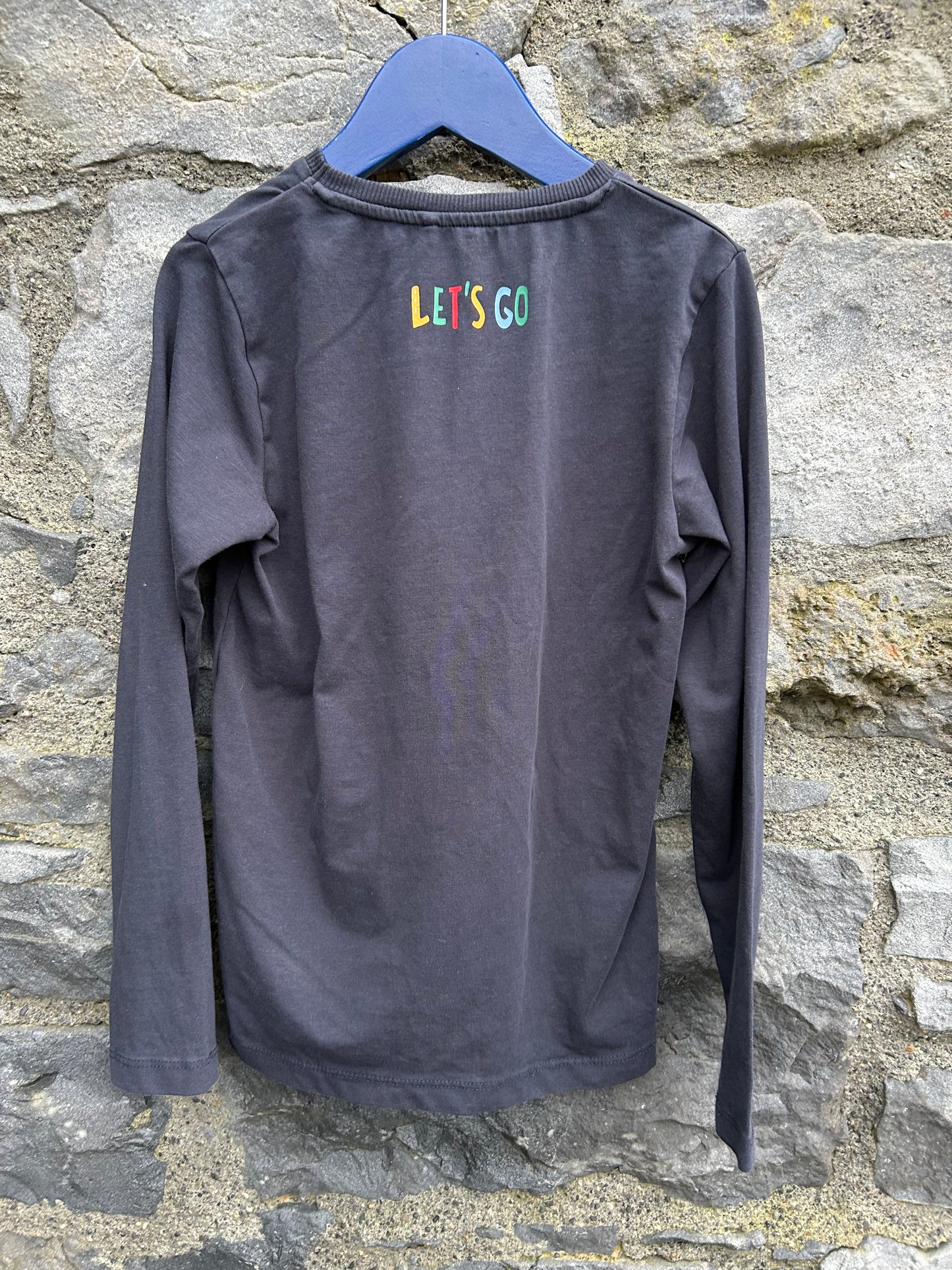 Let’s go navy top 7-8y (122-128cm)