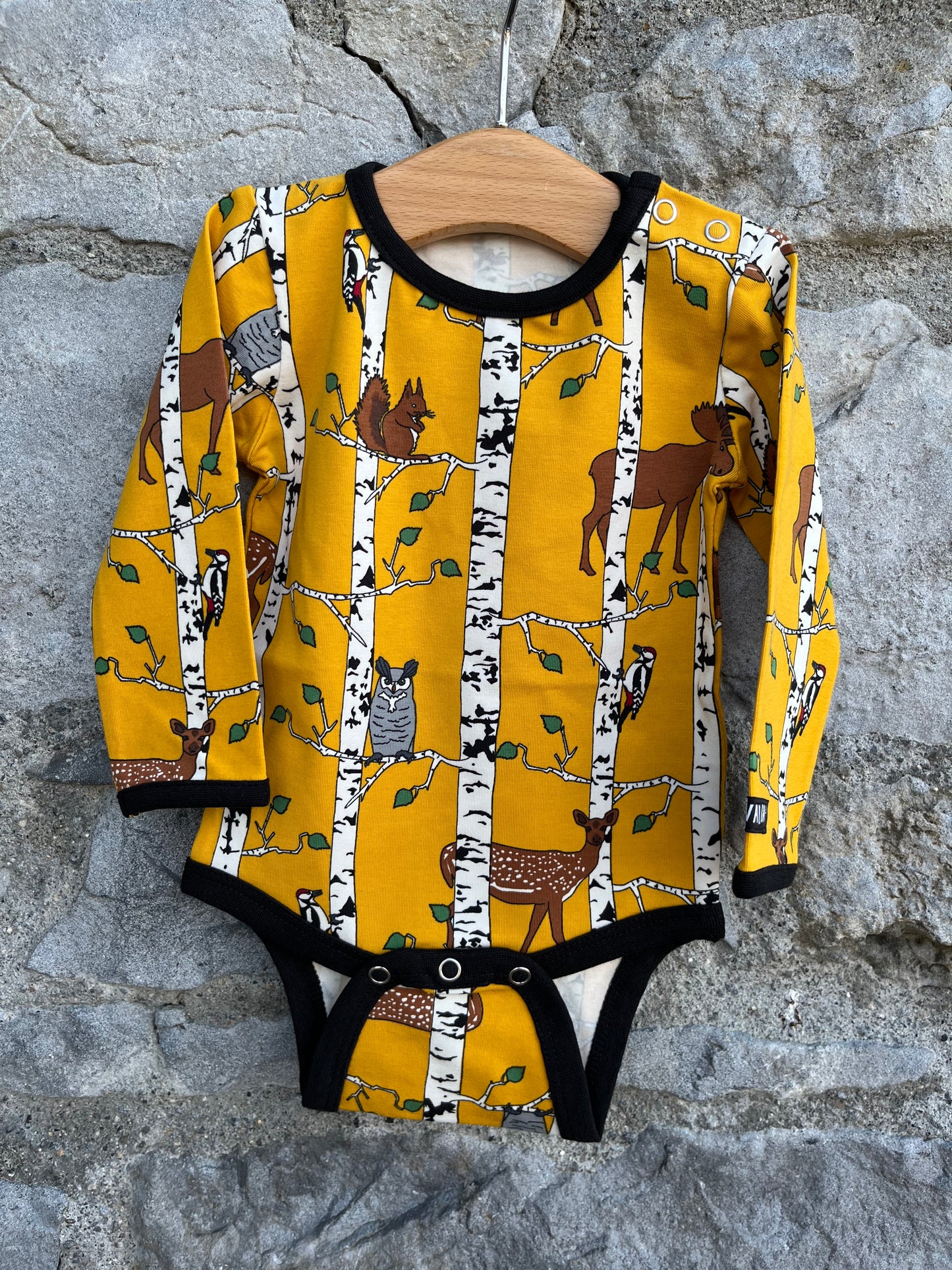 Nordic animals yellow vest 3-6m (62-68cm)