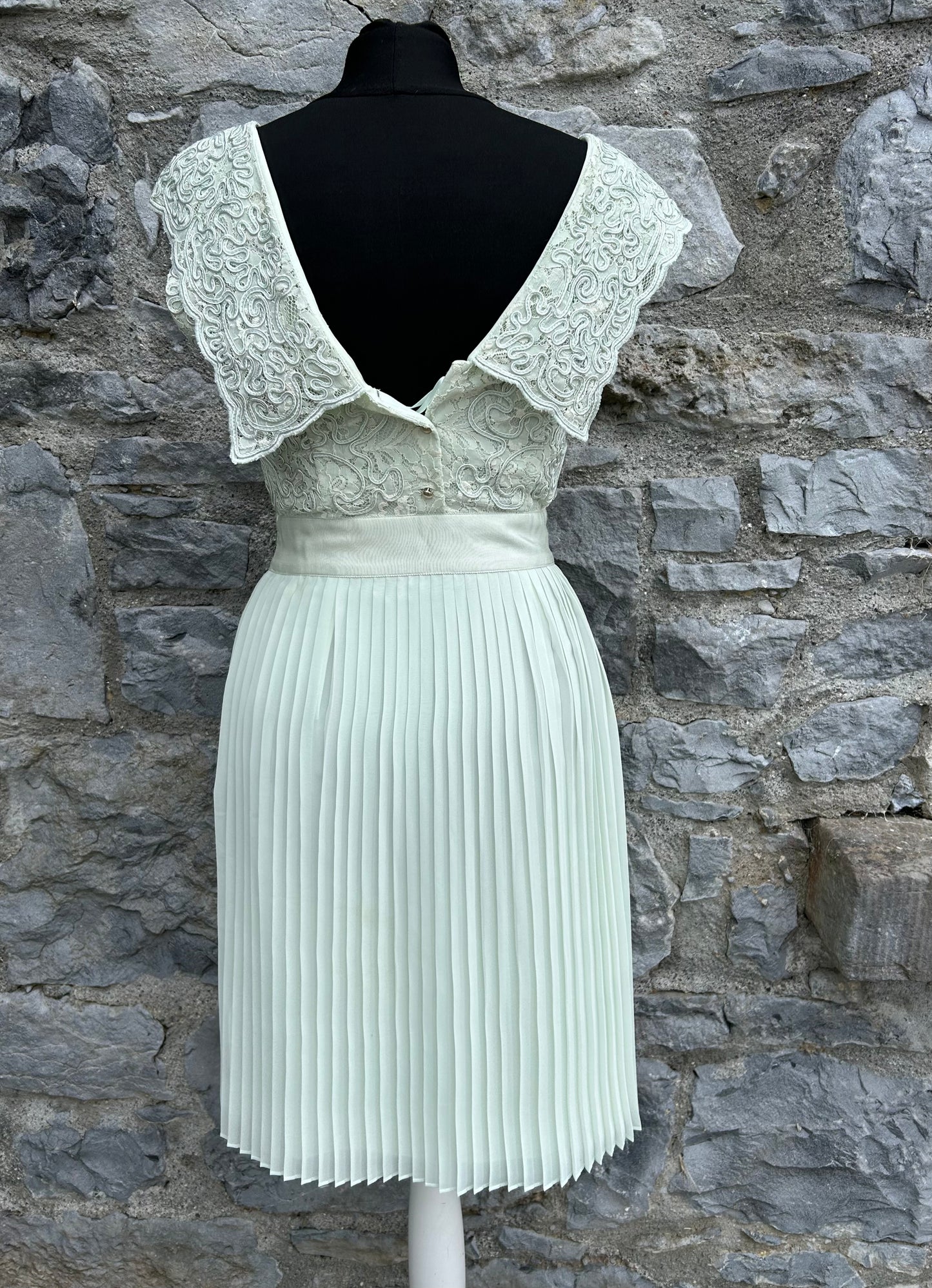 Mint lace&pleats dress uk 6