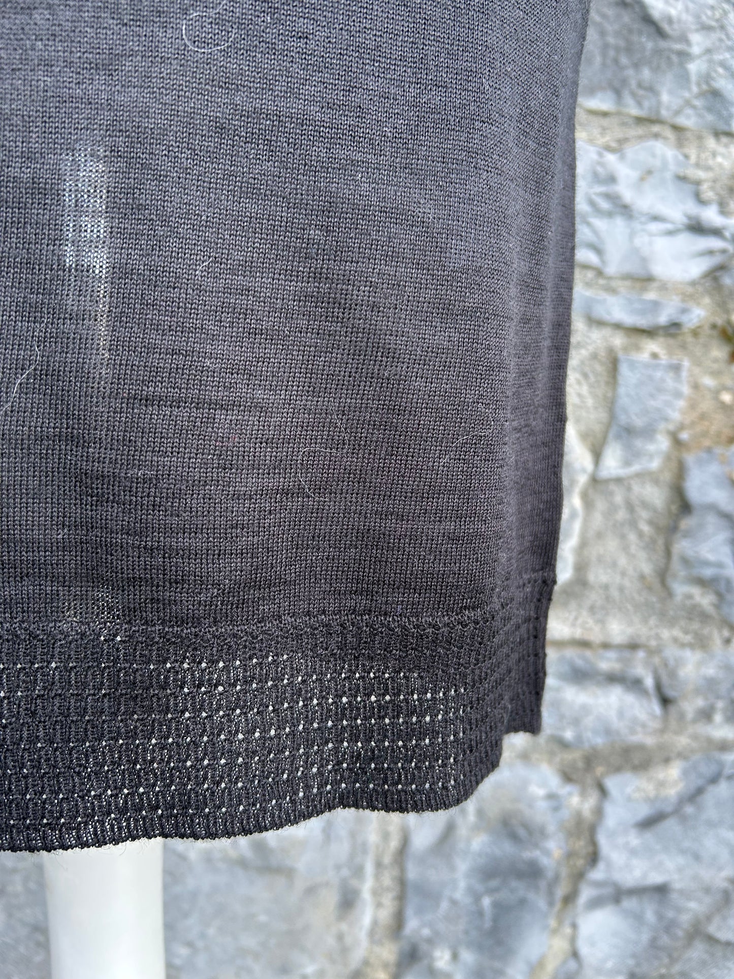 Black woolly dress uk 6-8
