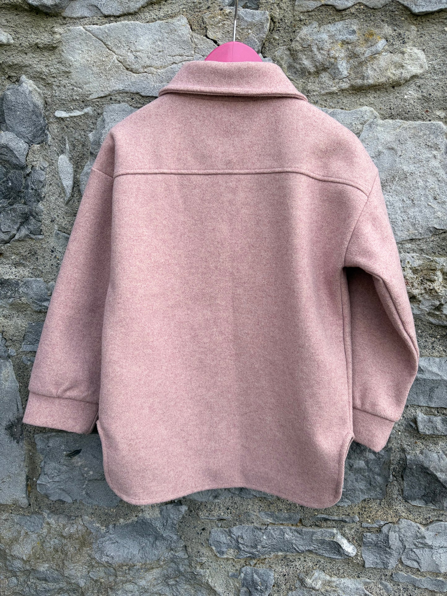Dusty pink overshirt 7-8y (122-128cm)