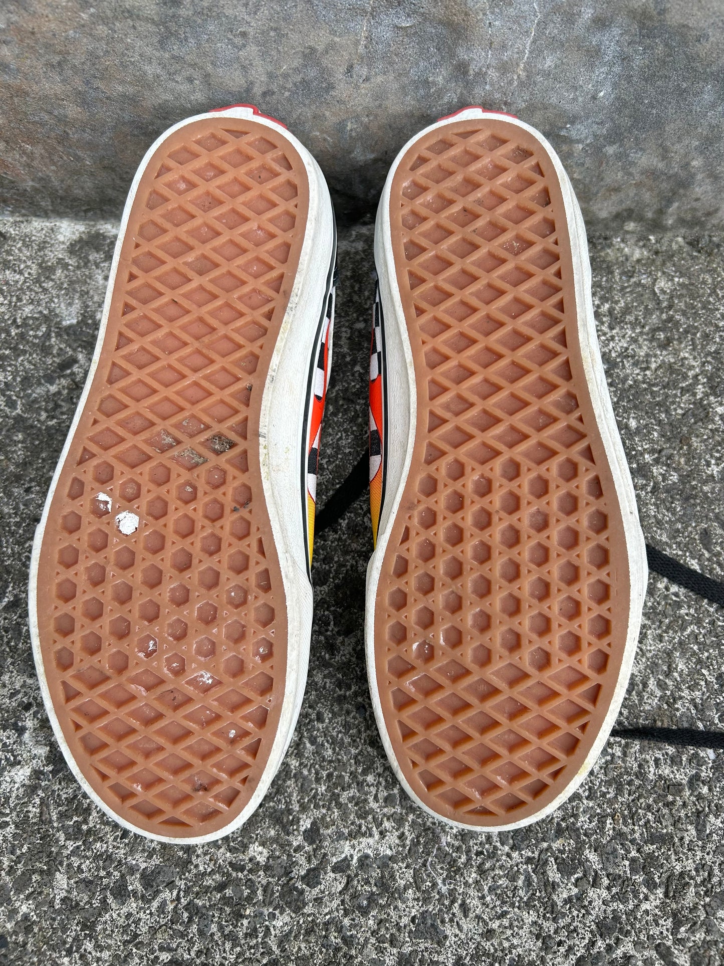 Fire&black checker trainers uk 3.5 (eu 36.5)