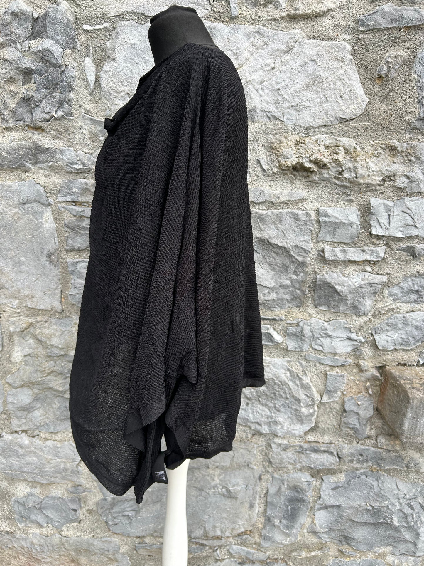 Black wrap cardigan uk 8-12