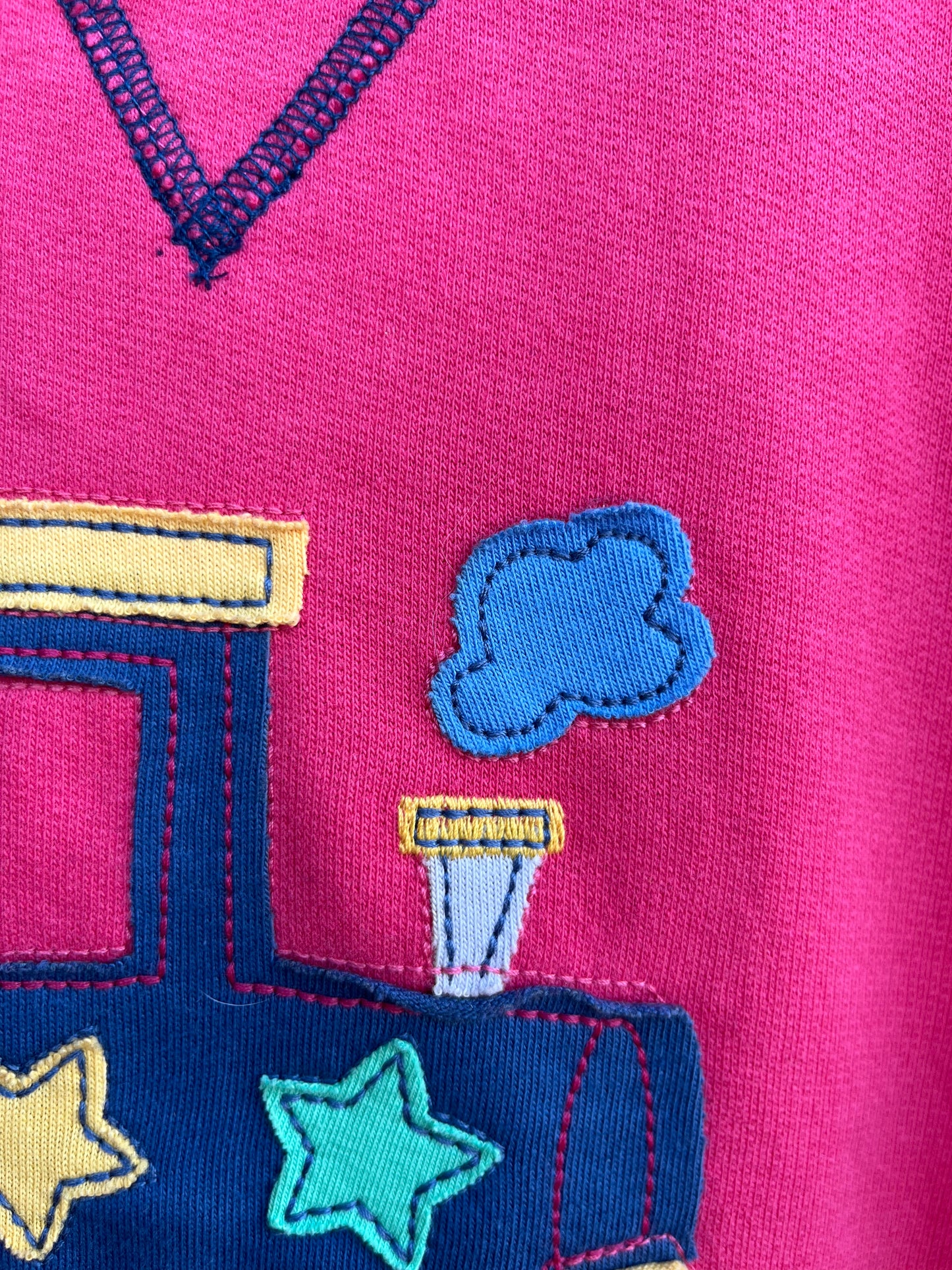 Train pink sweatshirt 3-4y (98-104cm)