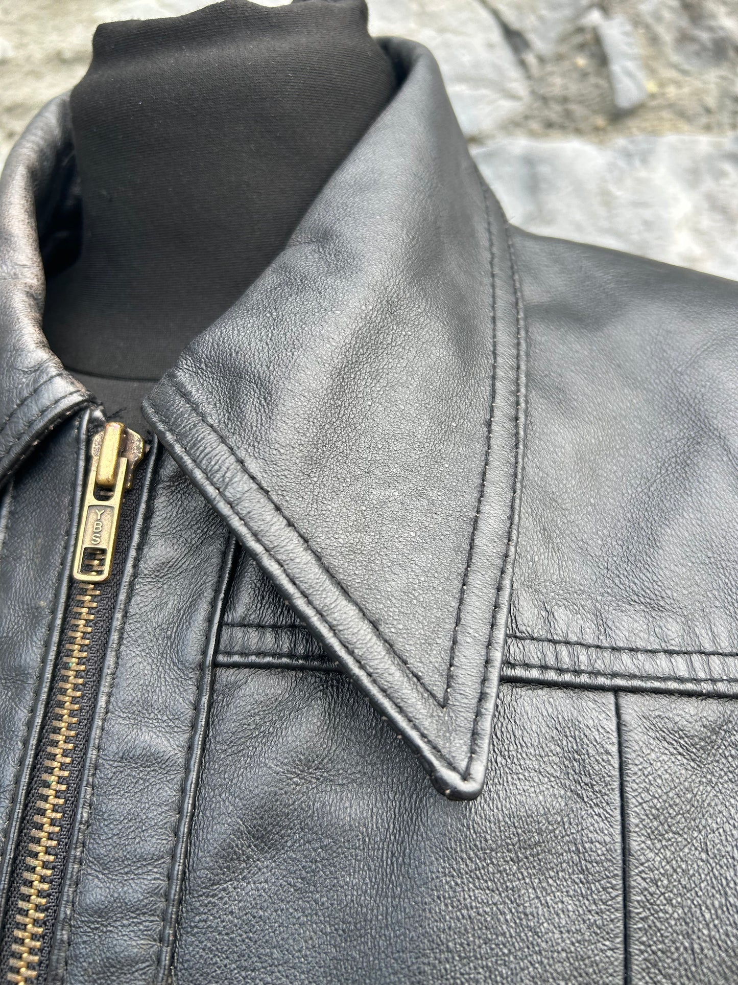 Black leather jacket uk 8-10