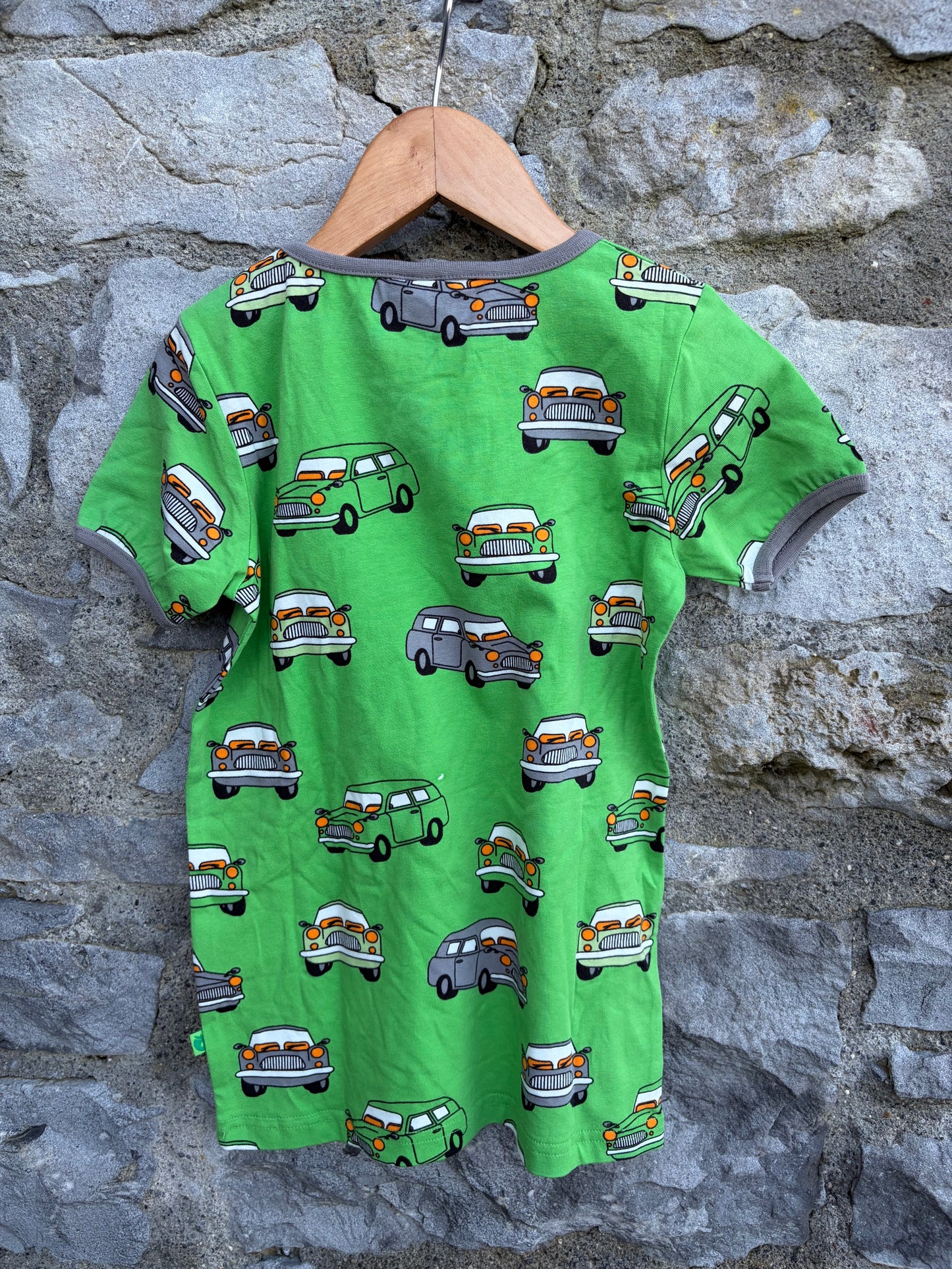 Green Cars T-shirt 7-8y (122-128cm)