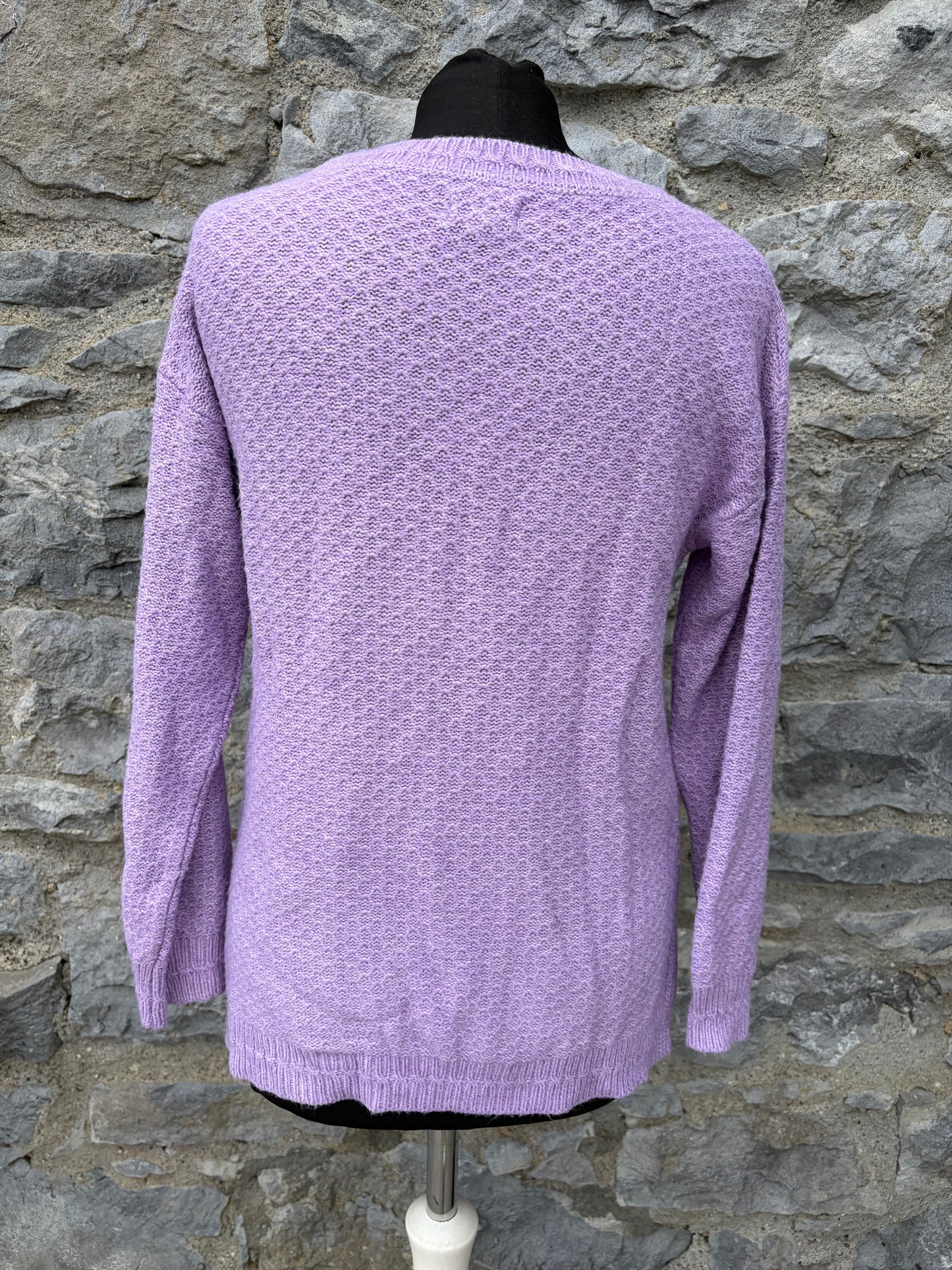 Lilac honeycomb jumper uk 8-10