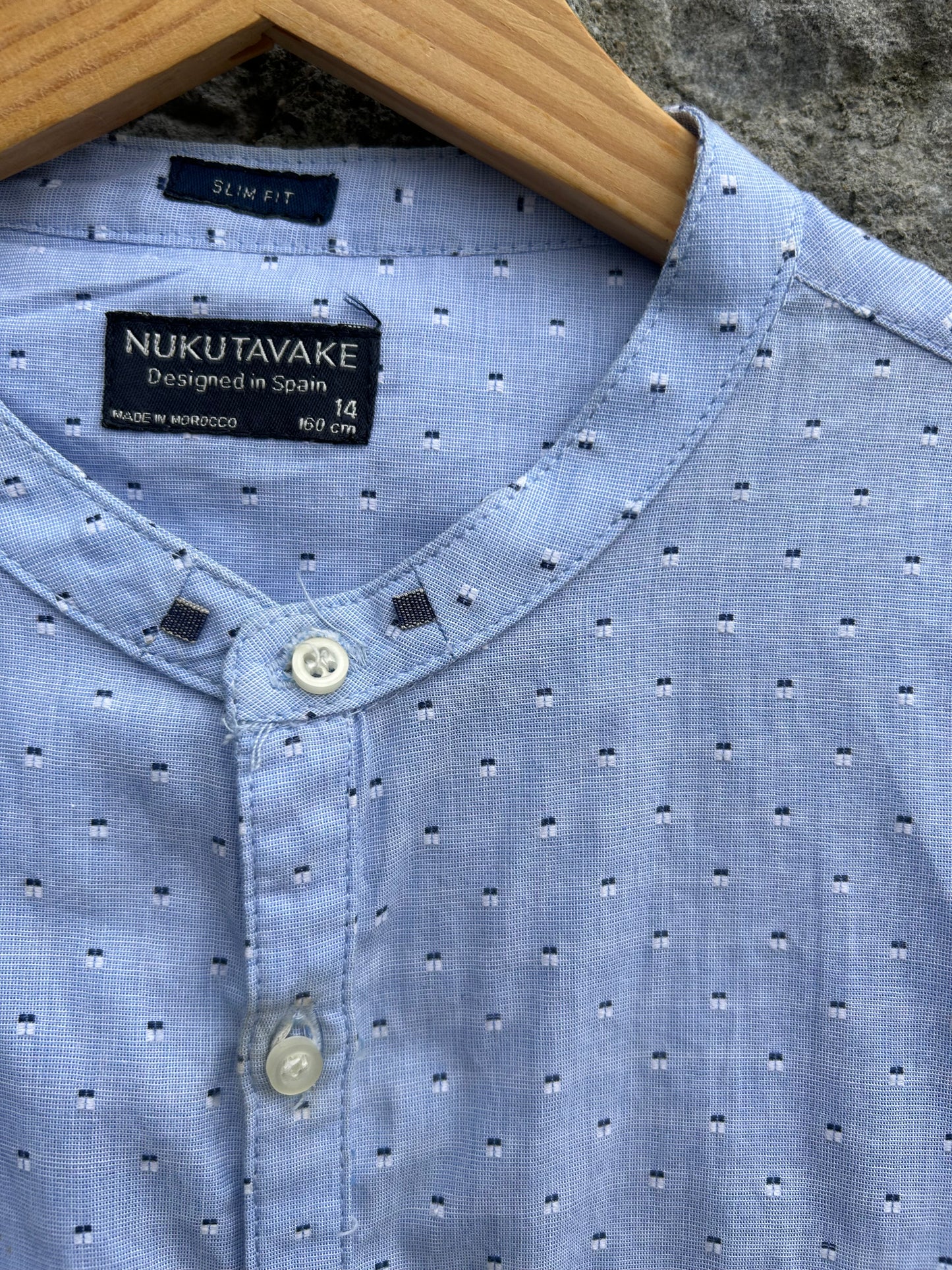 Blue shirt 13y (158cm)