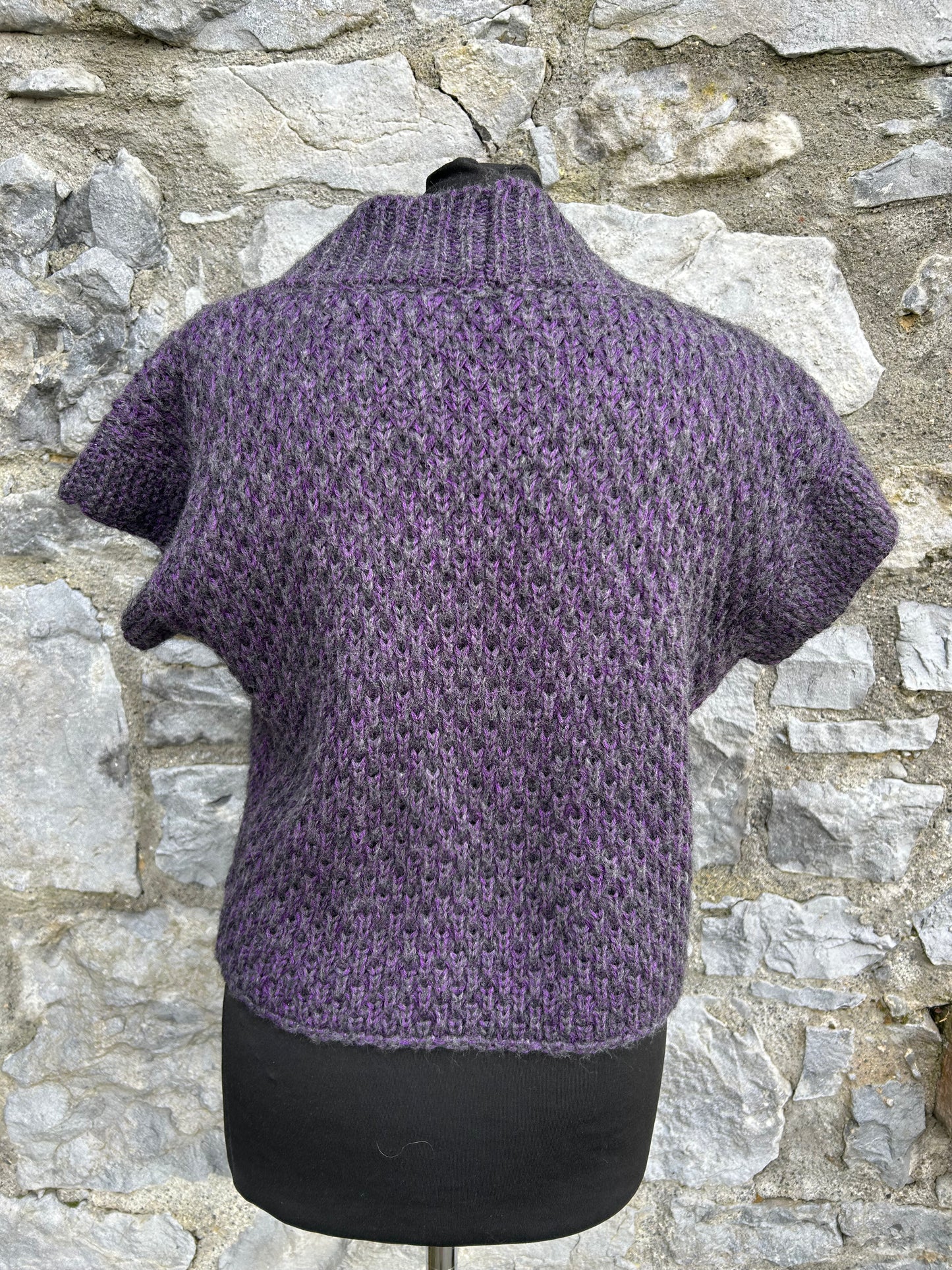 Purple woolly cardigan uk 12