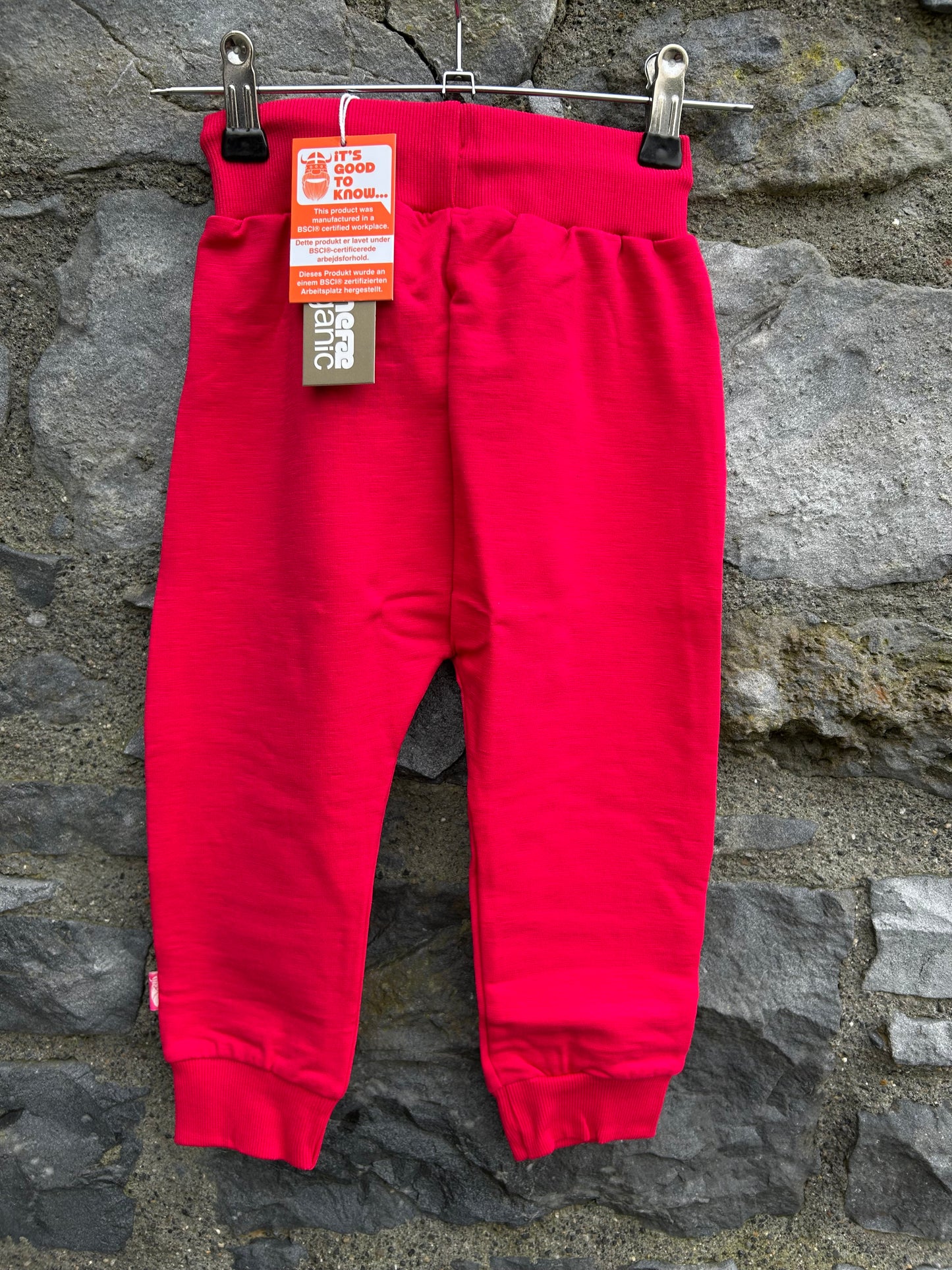 Dark fuchsia Boeg Pants 3y (98cm)