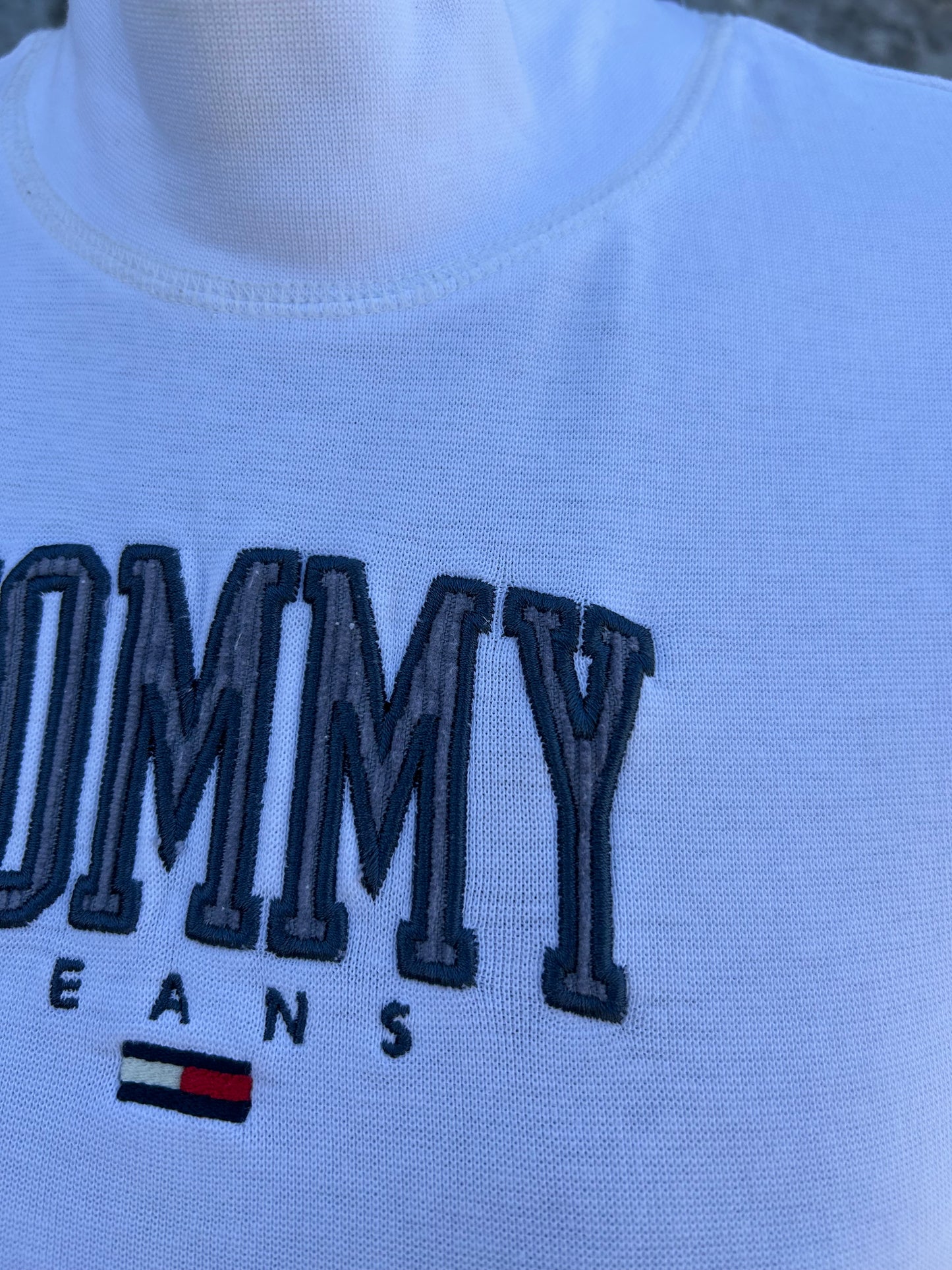 Tommy cropped top uk 8-10