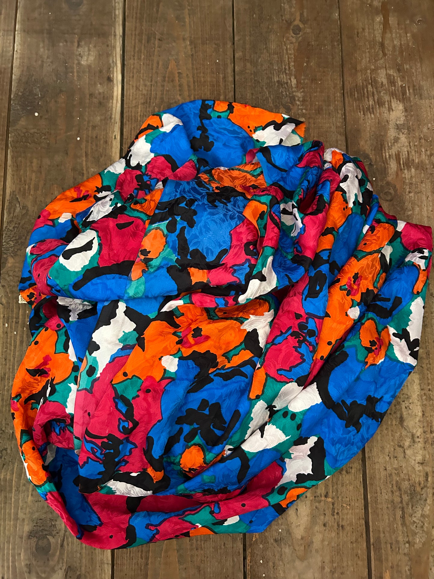 Vintage colourful fabric
