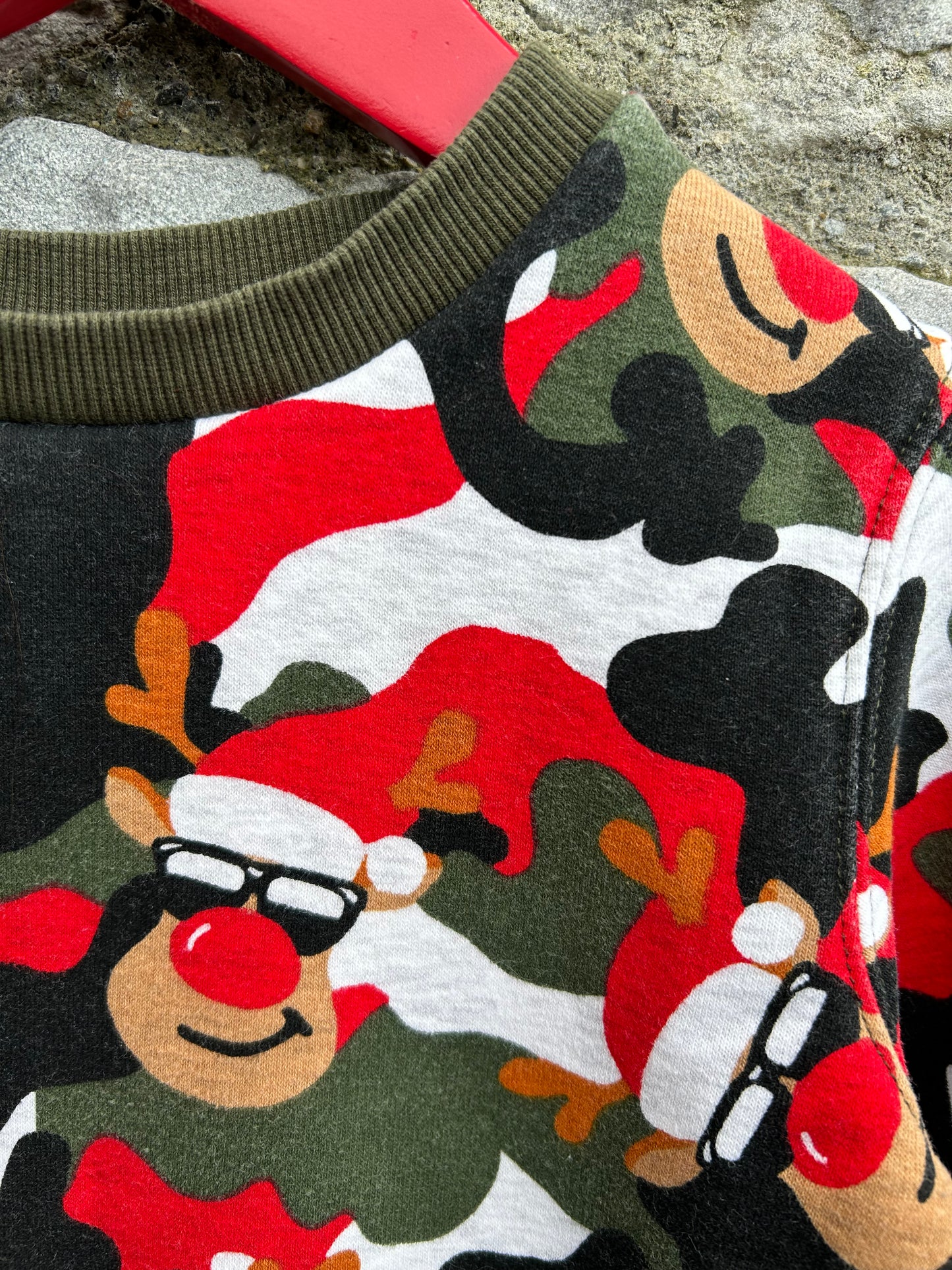 Rudolph camouflage sweatshirt 3y (98cm)