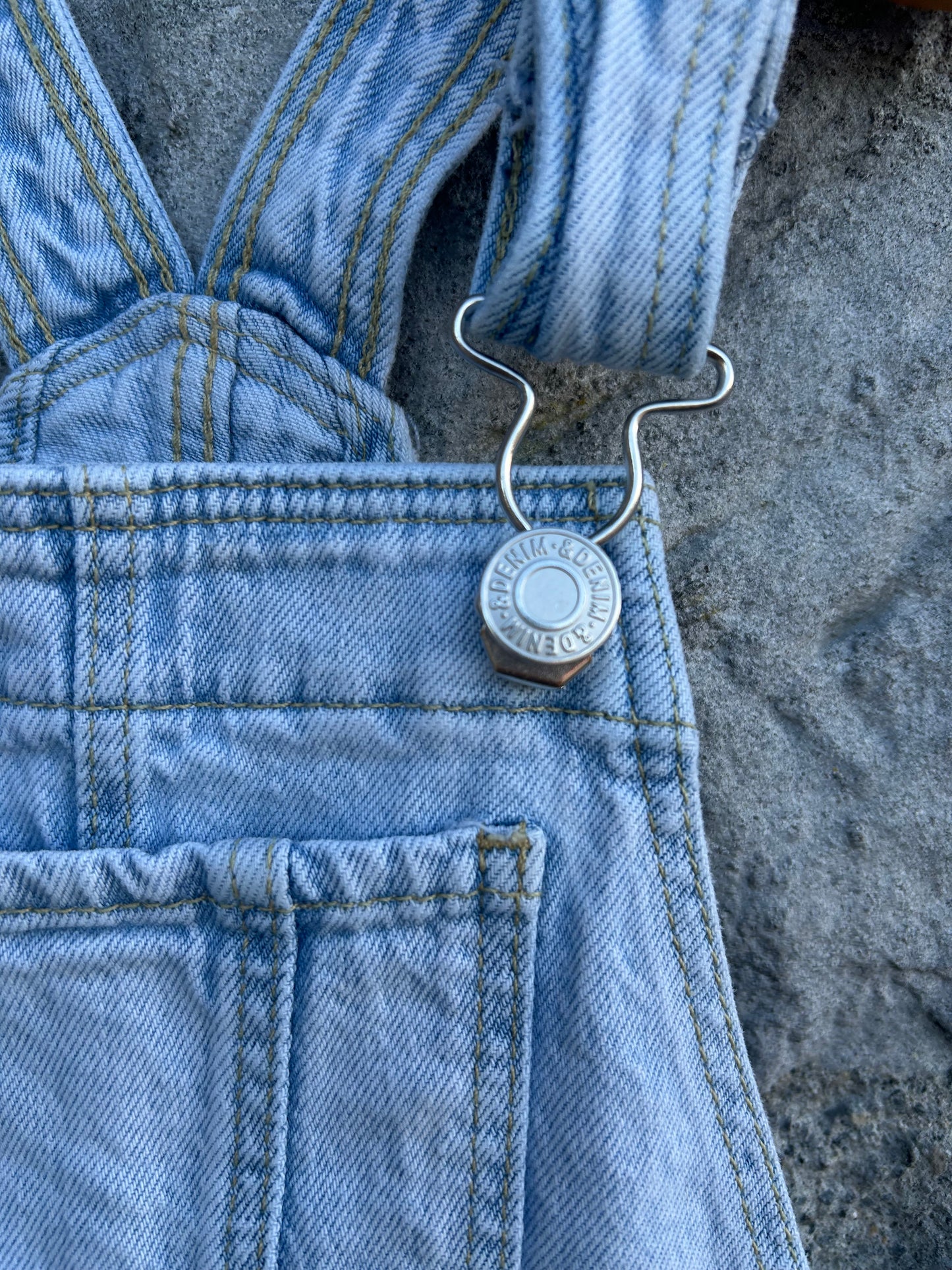Denim short dungarees 2-3y (92-98cm)