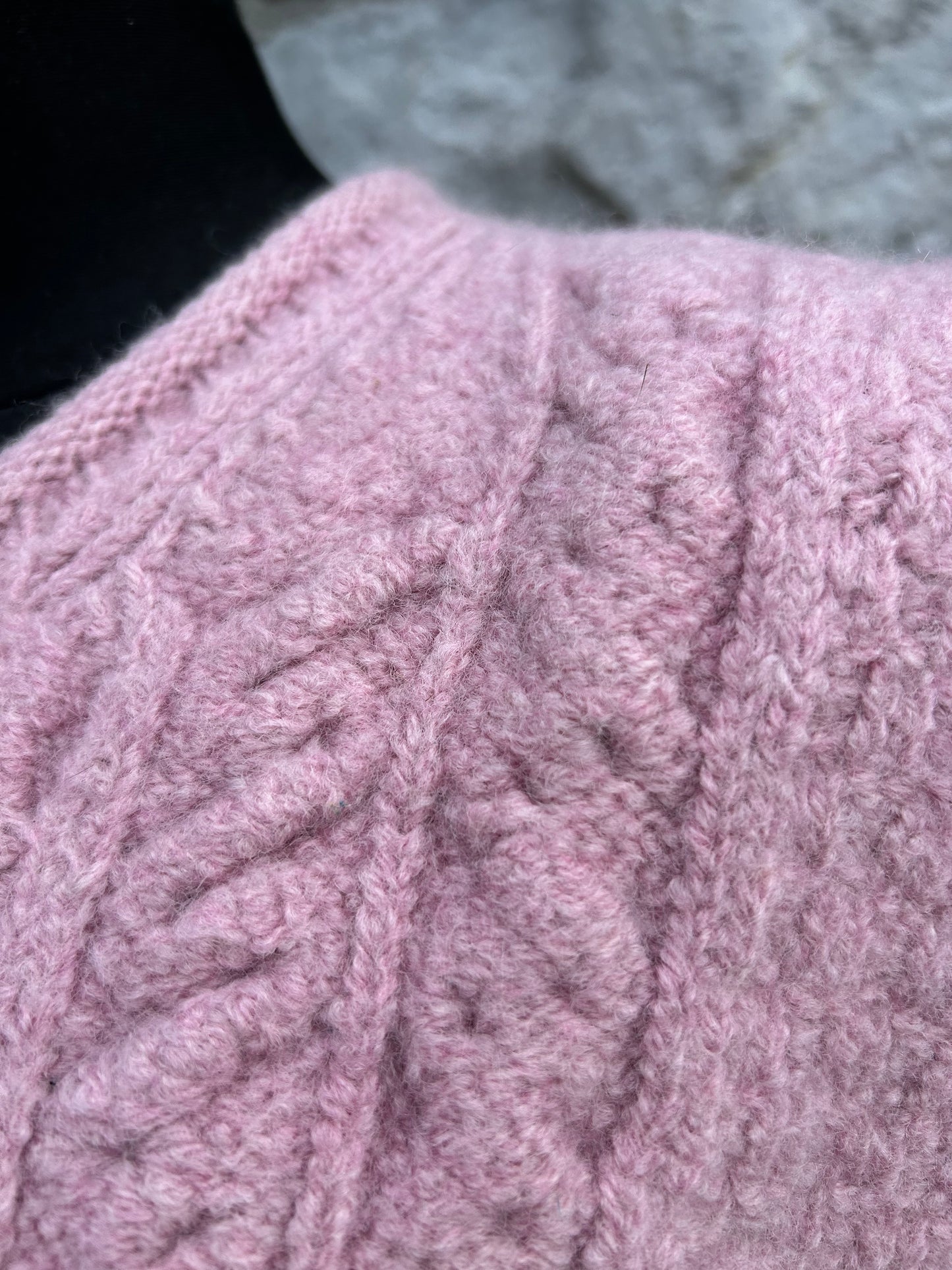 Pink knitted gilet uk 14-16