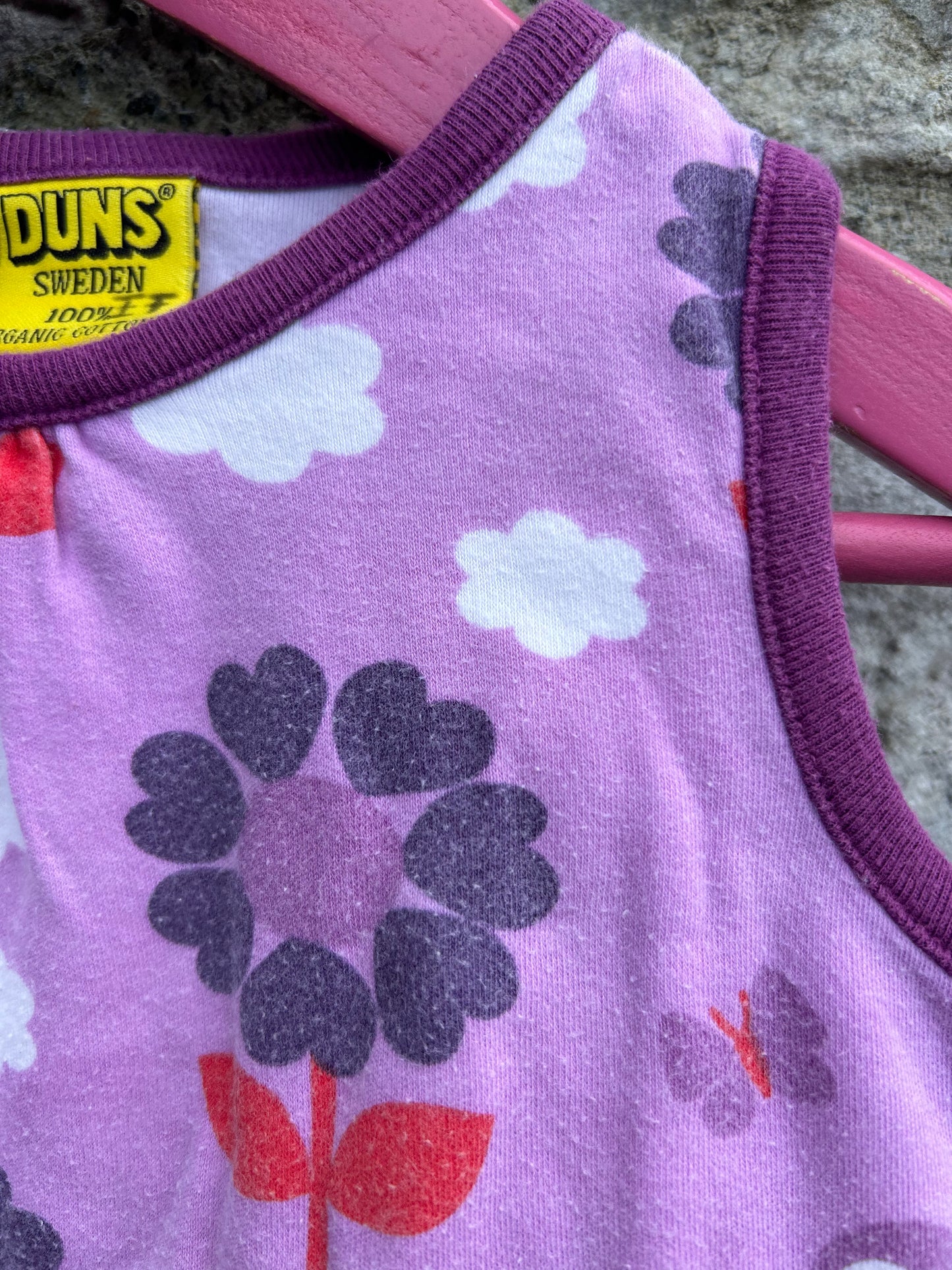 Pink flowers tunic 12-18m (80-86cm)
