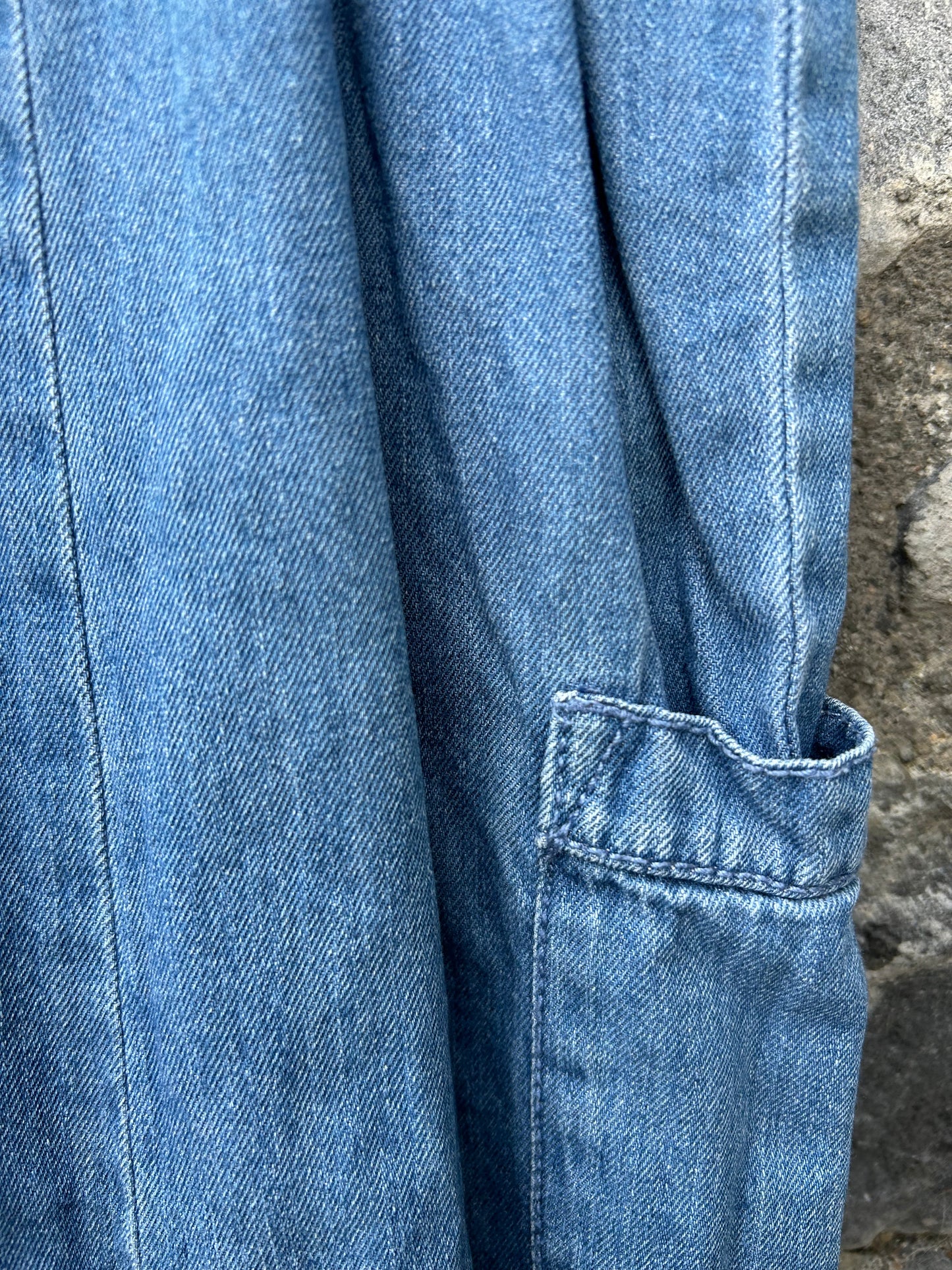 Blue denim jumpsuit 12-18m (80-86cm)