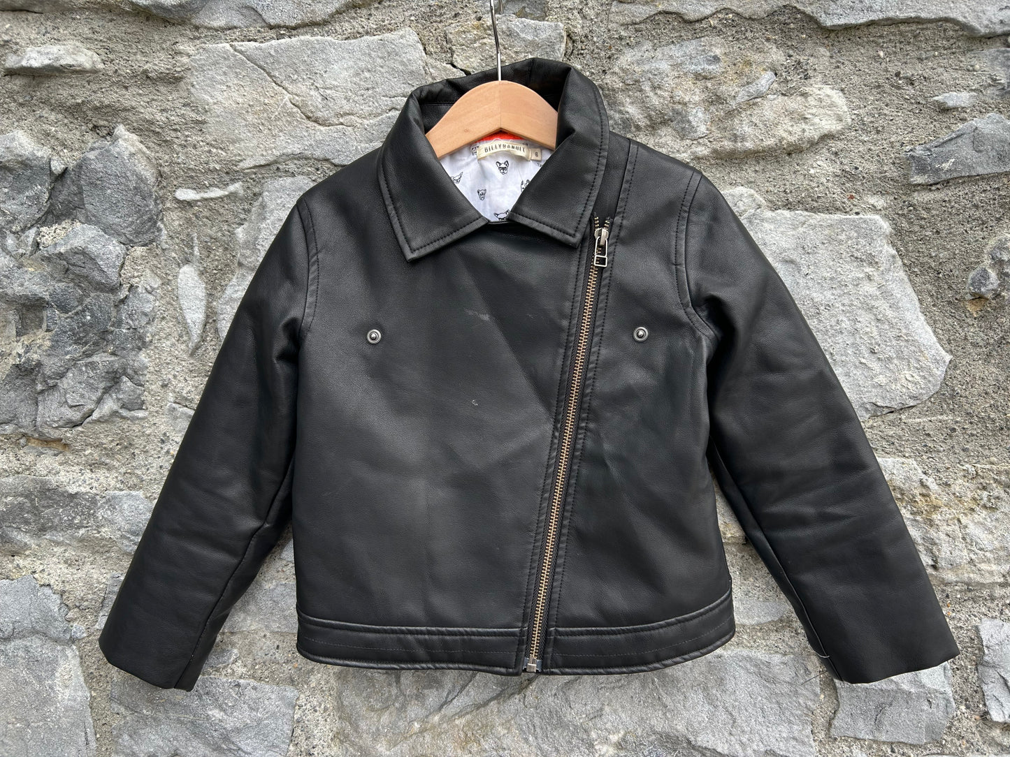 Billy bandit black jacket 5-6y (110-116cm)