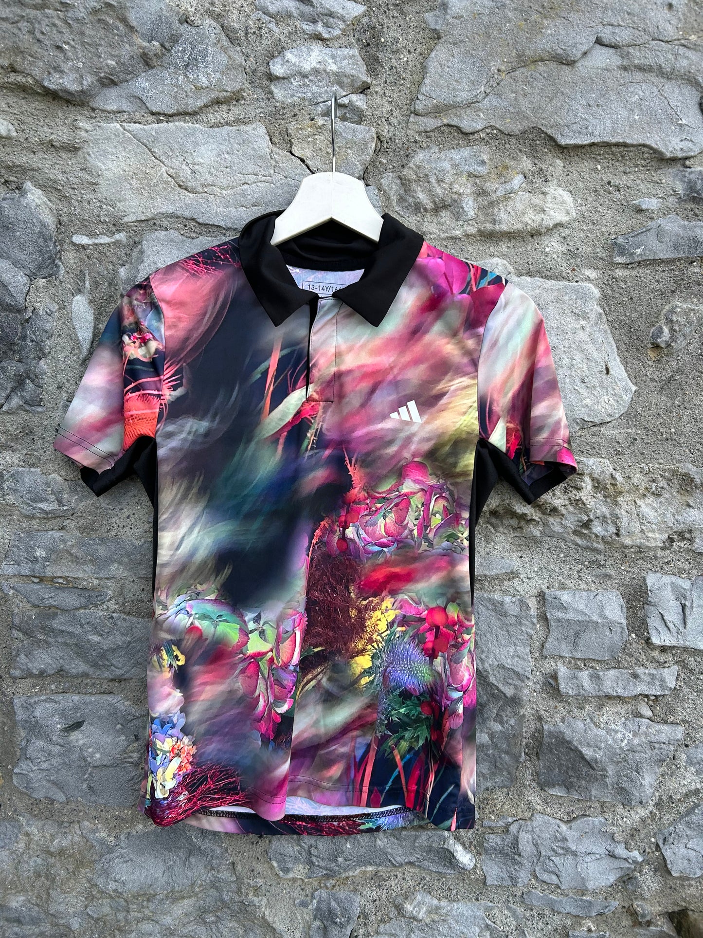 Colourful abstract sport top 13-14y (158-164cm)