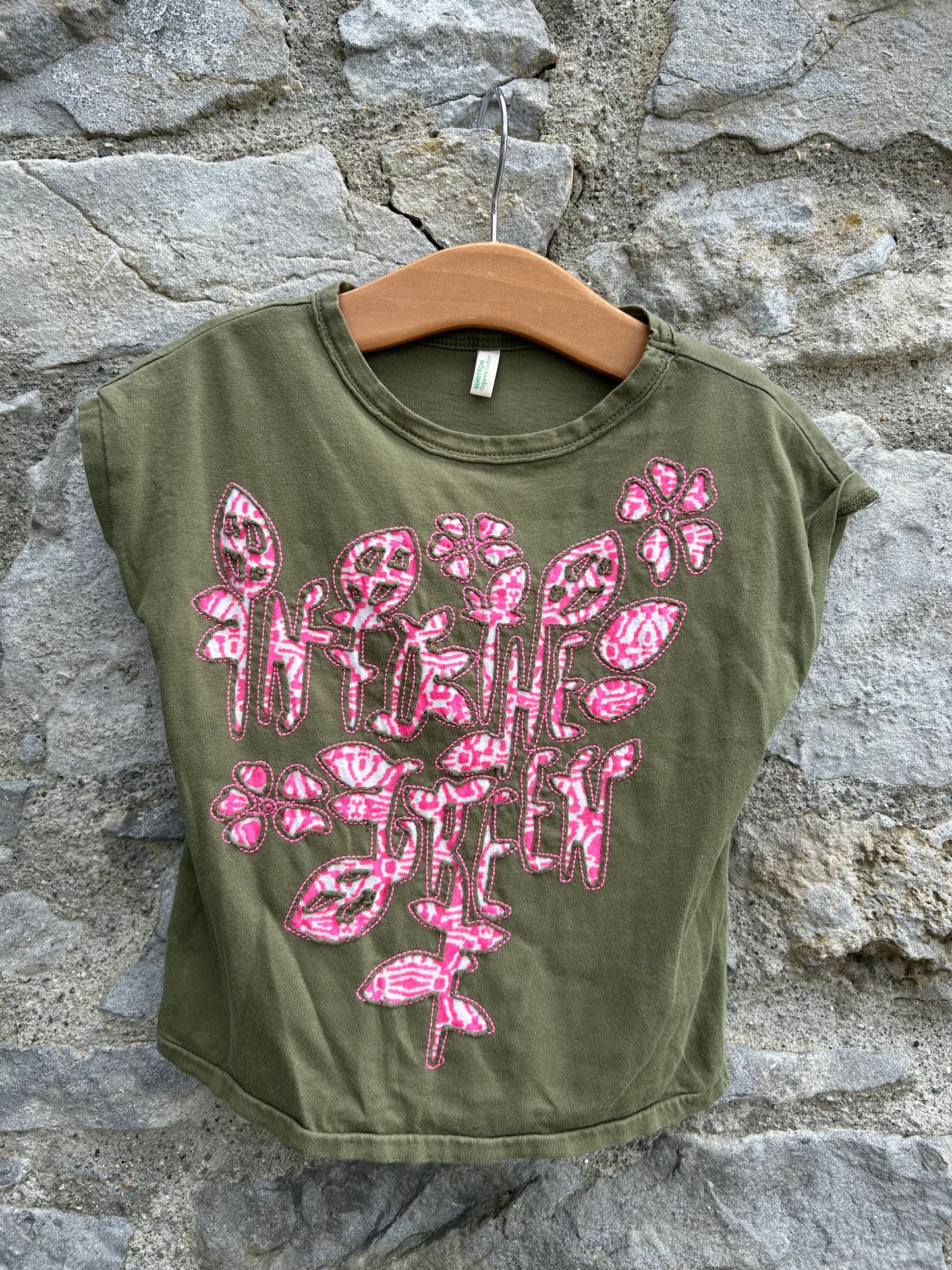 Into the green khaki top 18-24m (86-92cm)