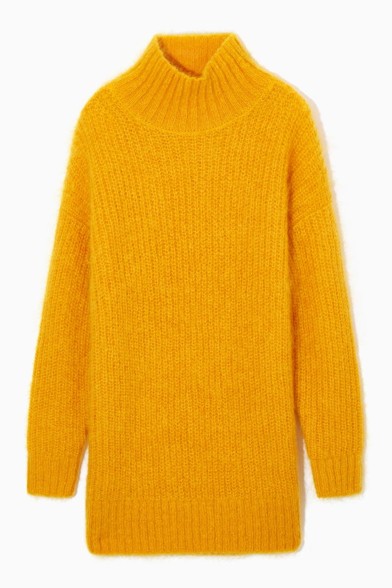 Funnel-Neck Mohair Tunic uk 10-12