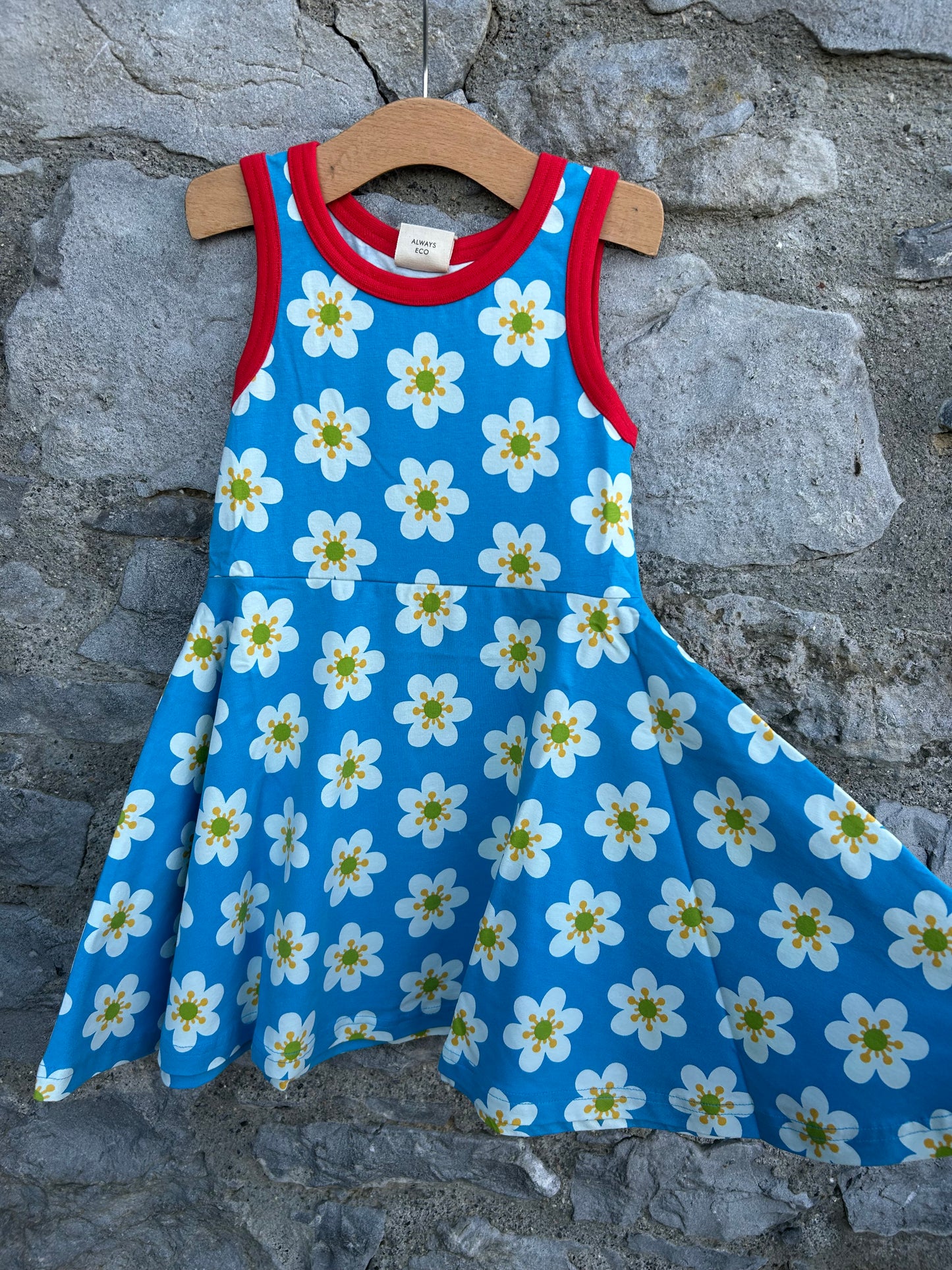 Blue anemone skater dress 3-4y (98-104cm)
