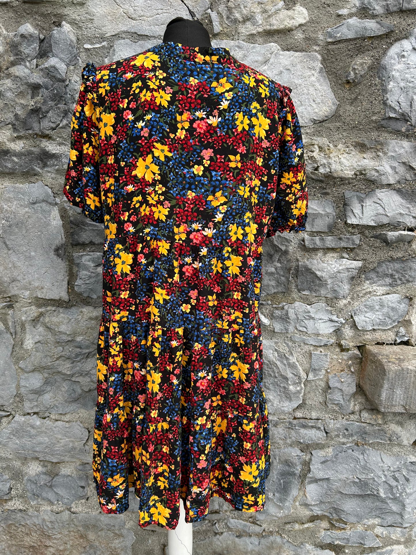 Colourful flowers dress uk 12-14