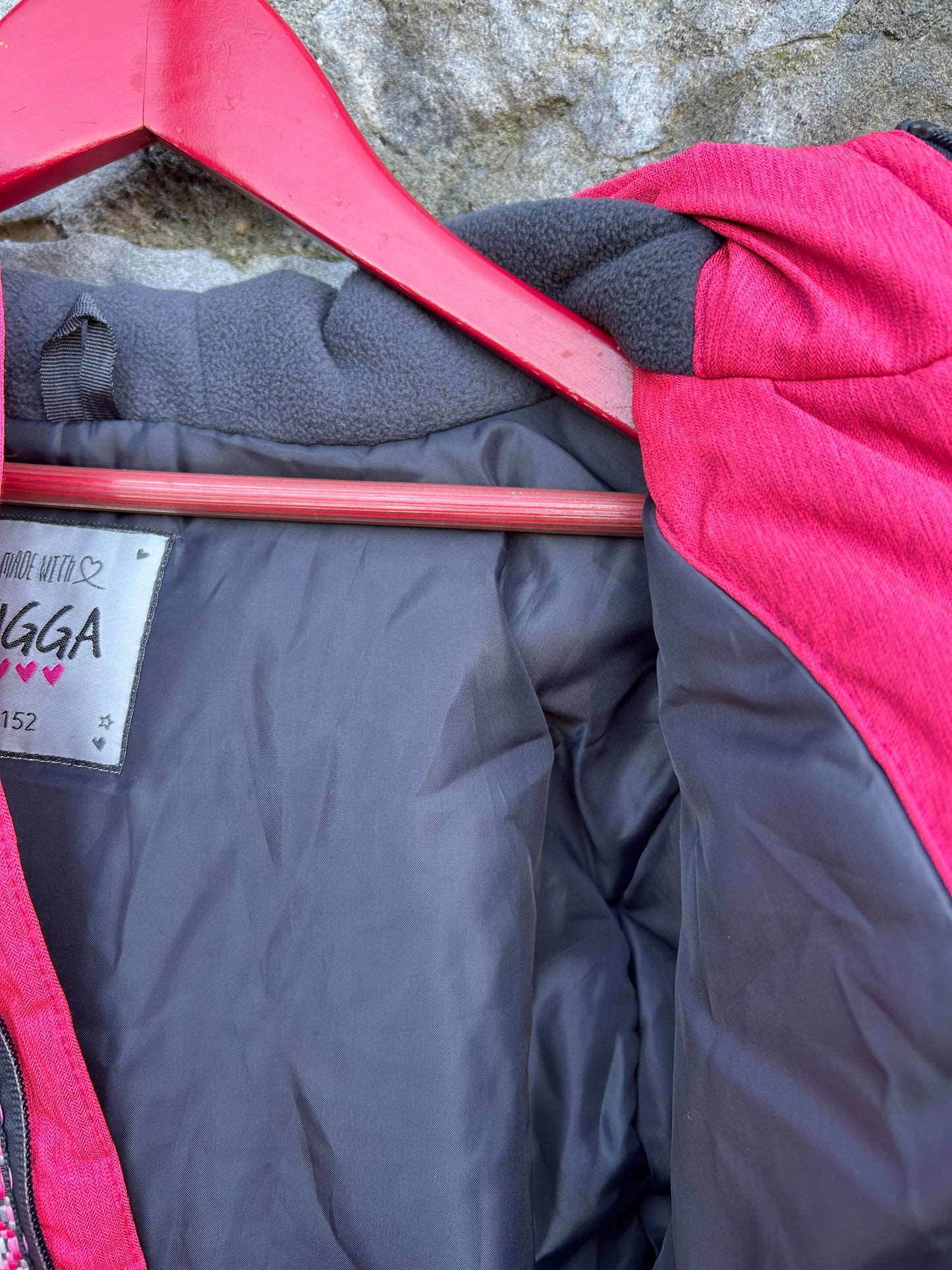 Pink winter jacket 11-12y (146-152cm)