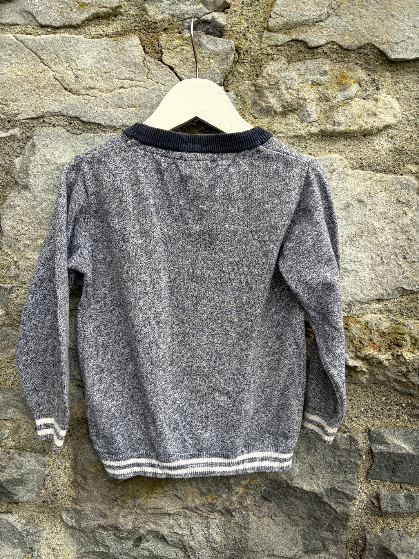 Blah blah grey jumper 4y (104cm)