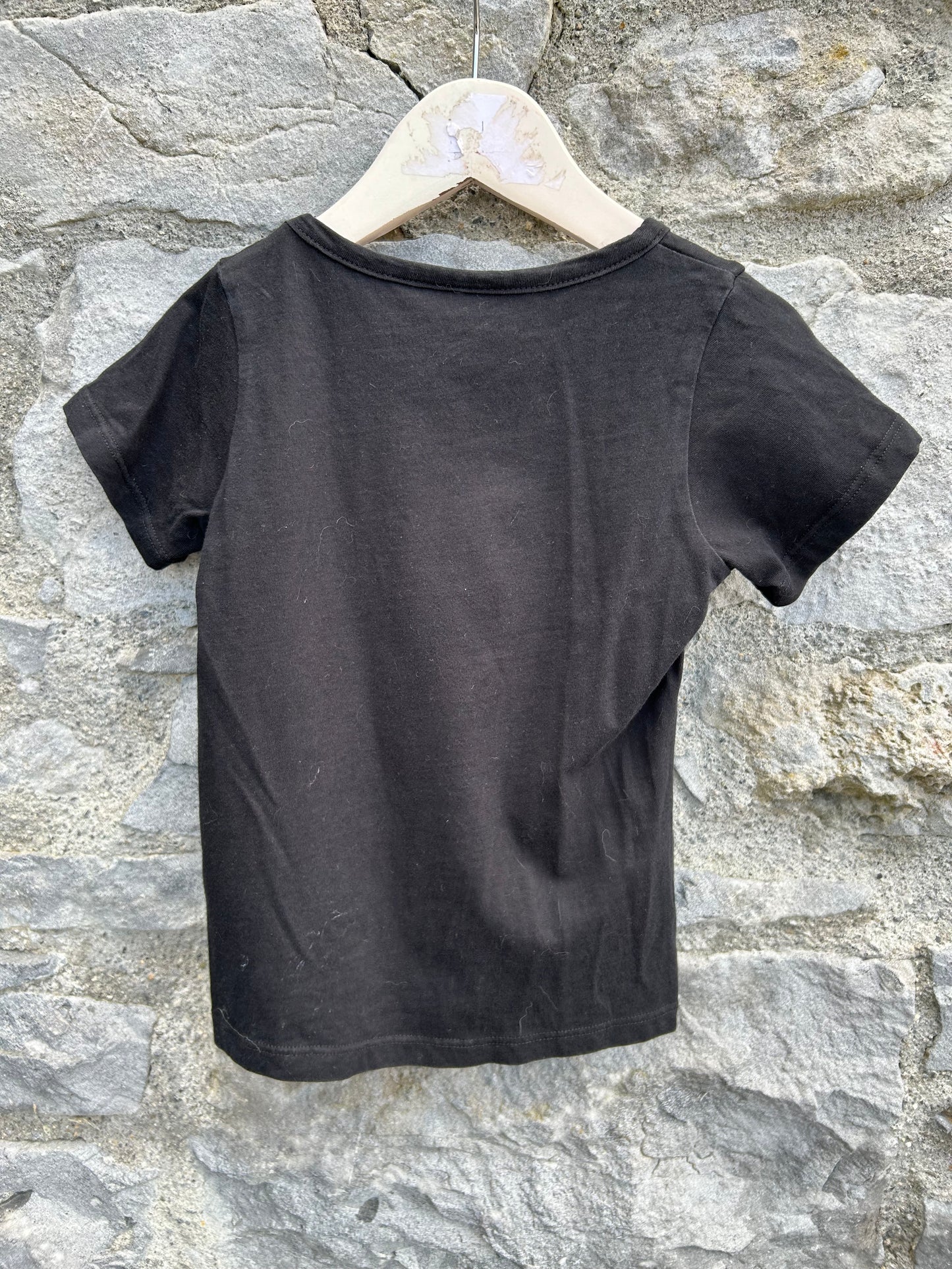 Monkey black T-shirt 3-4y (98-104cm)