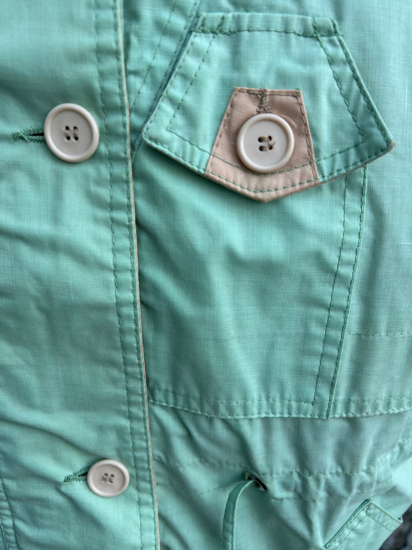 90s light green jacket uk 12-14