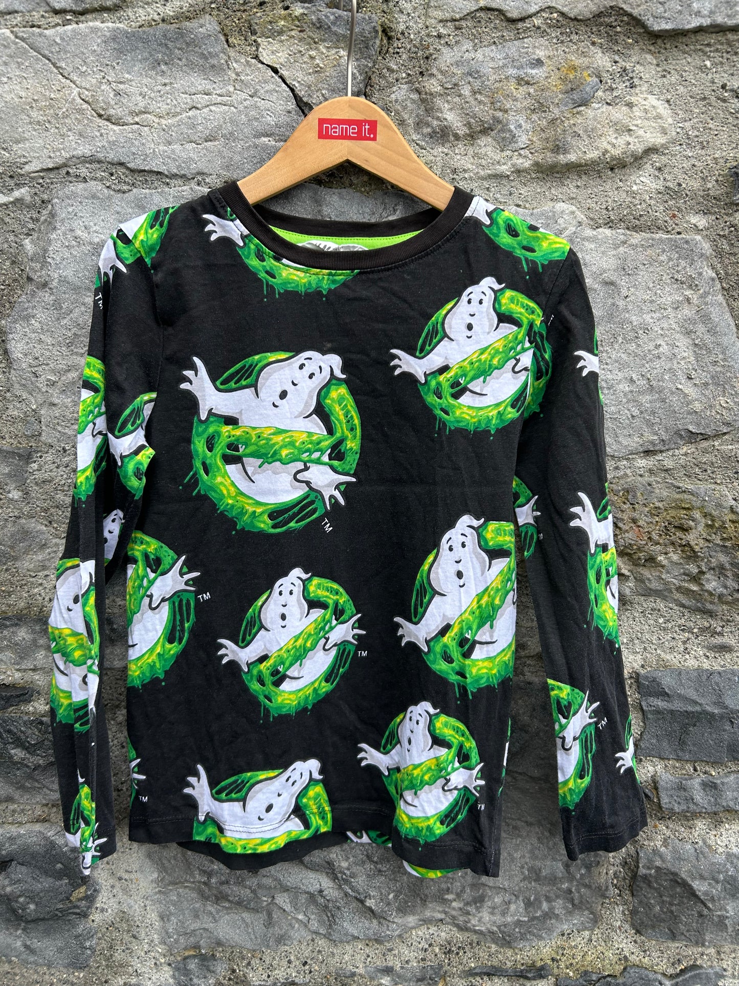 Ghostbusters black top 7-8y (122-128cm)