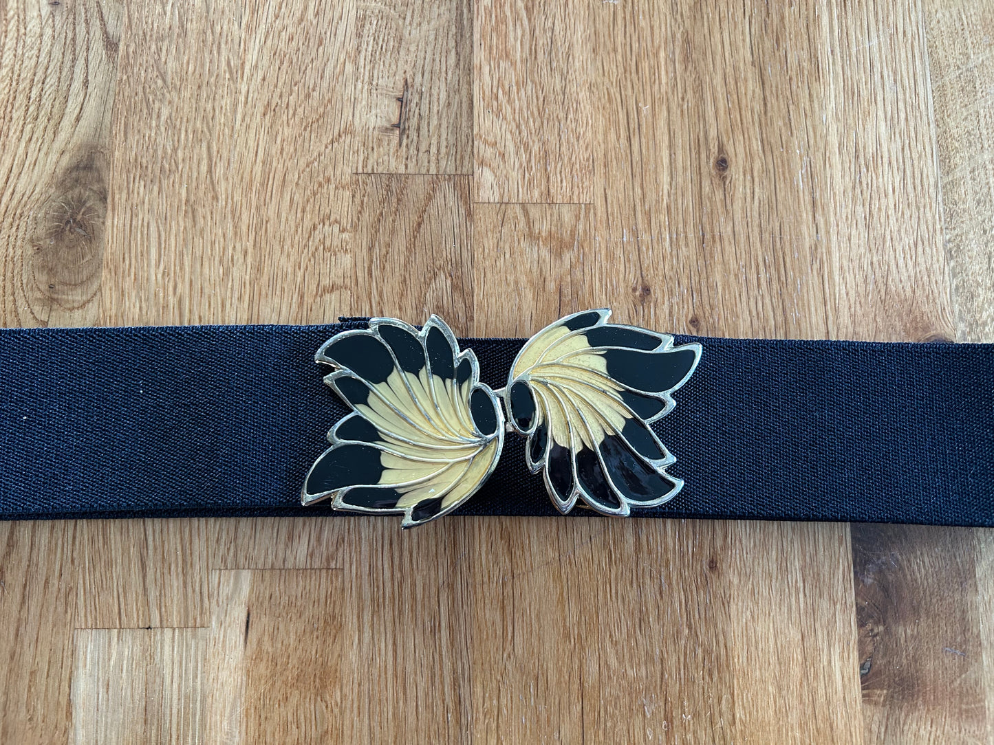 Black&beige belt