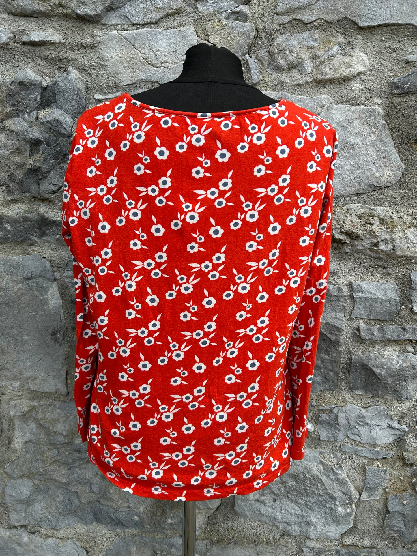 Bridget Red Nursing Top uk 12-14