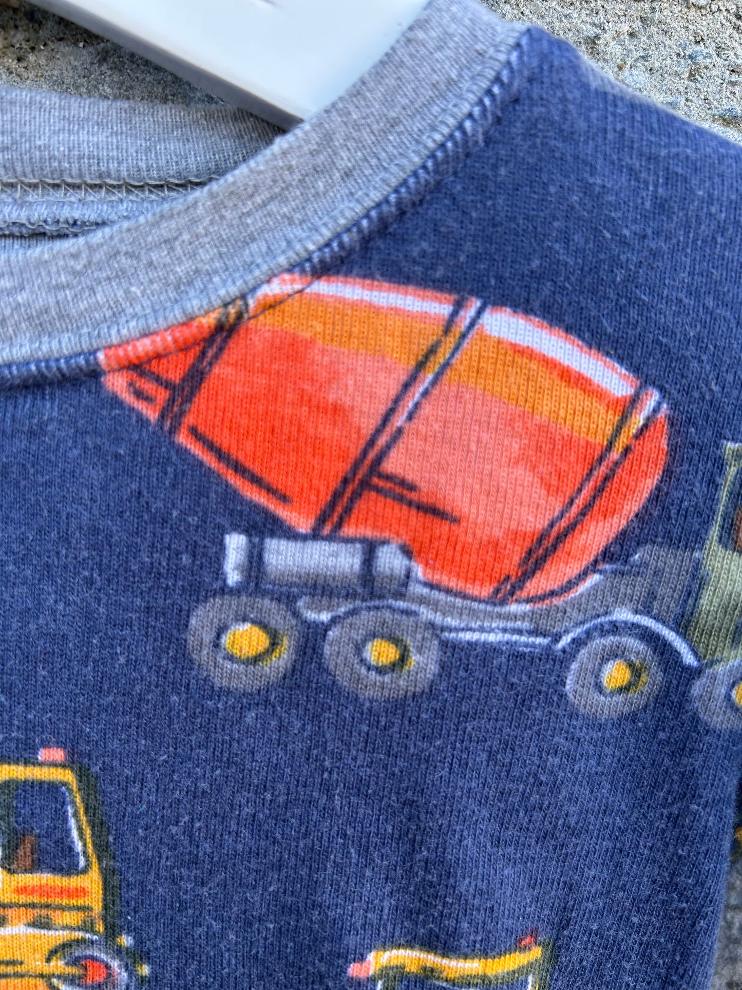 Vehicles navy pjs 12m (80cm)