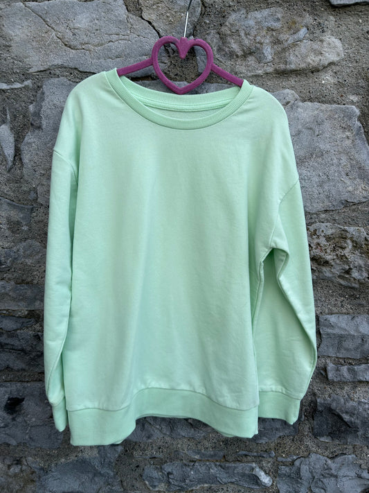 Light green sweatshirt 9-10y (134-140cm)