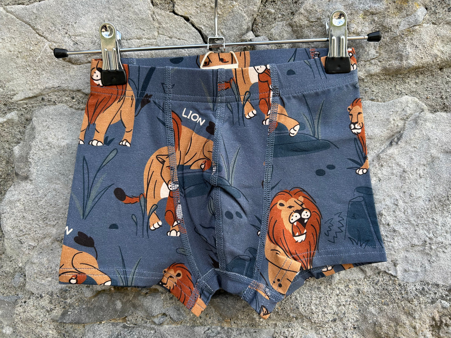 Lions navy boxers 3-4y (98-104cm)
