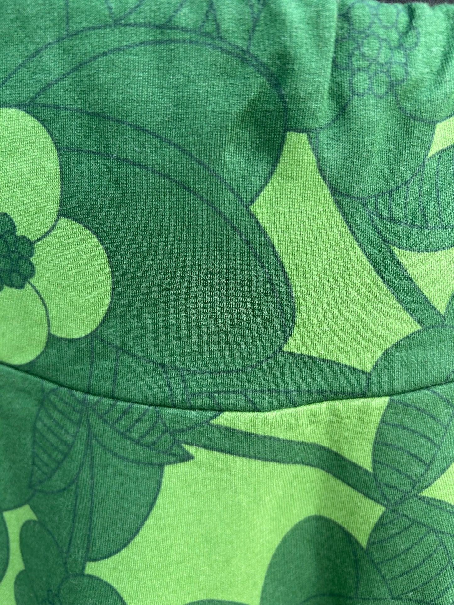 Green floral skirt uk 10