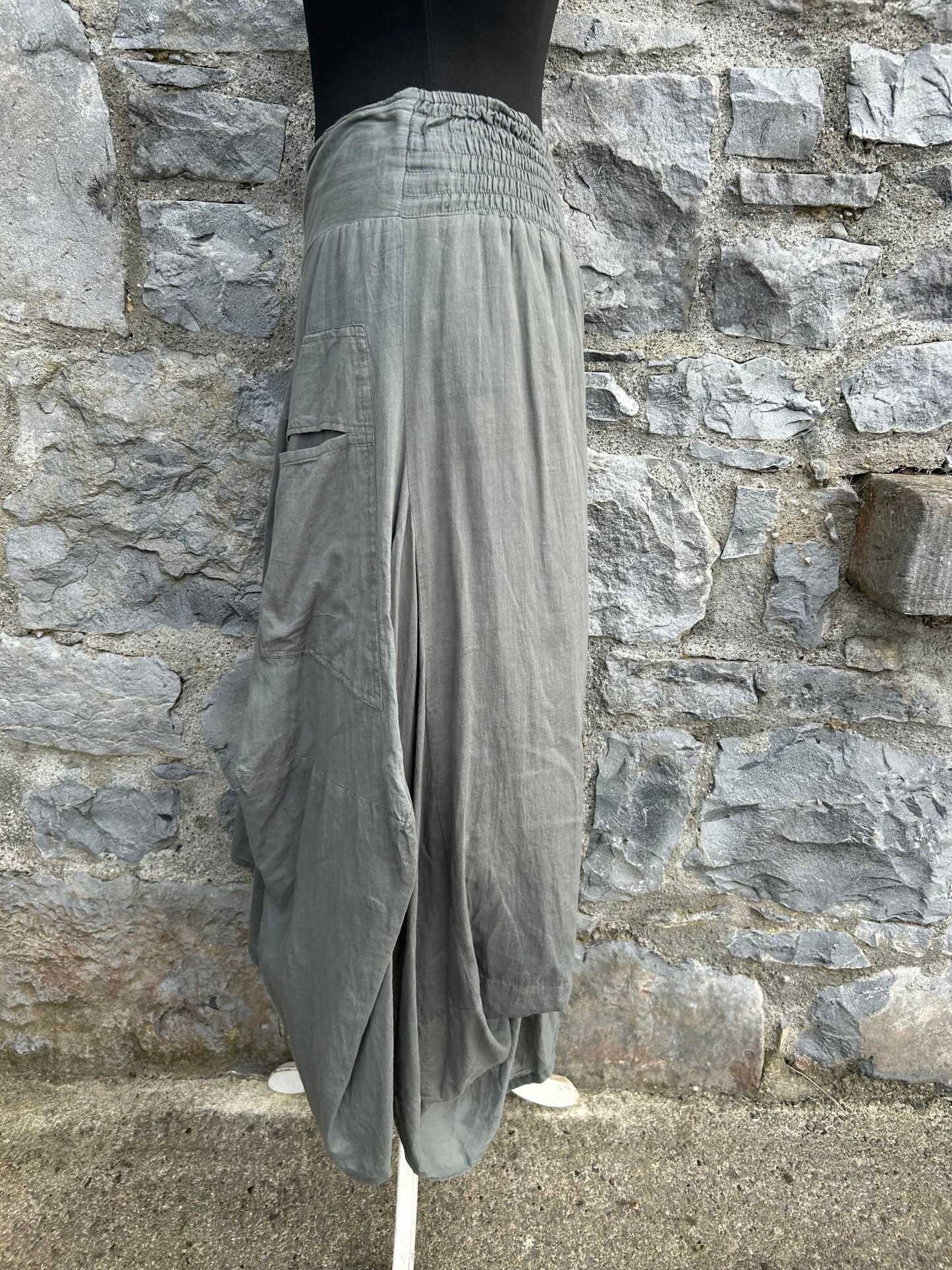 Khaki cargo skirt uk 10-12