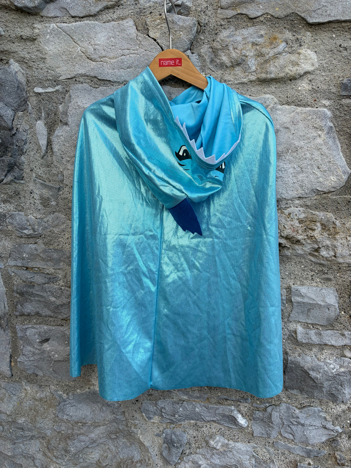 Shark head Blue cape 3-10y (98-140cm)