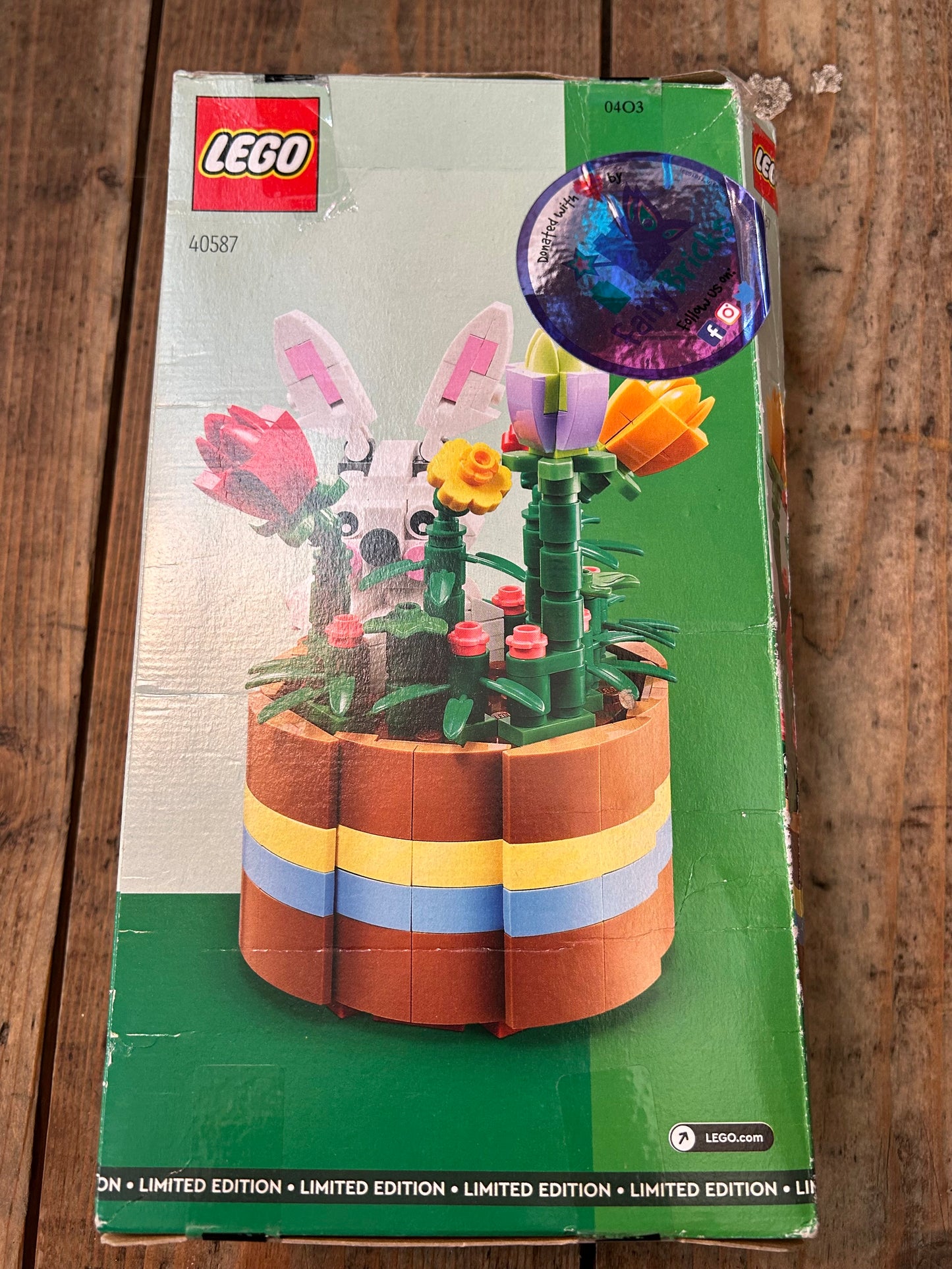 Lego easter basket rabbit