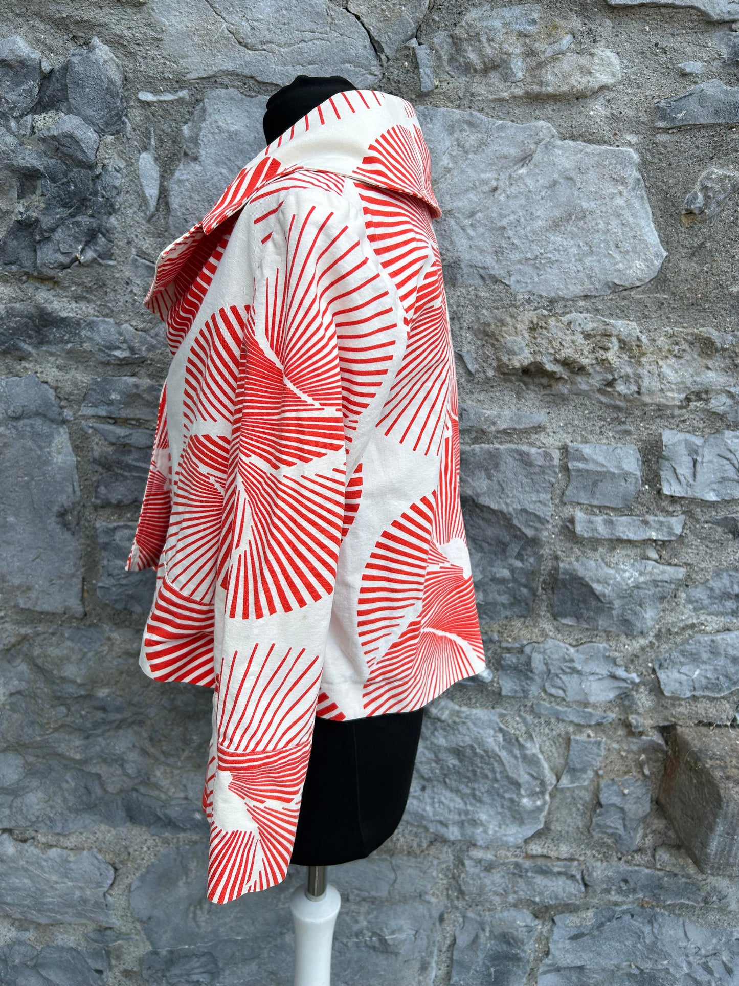 DVF Swing Red&white Jacket uk 10