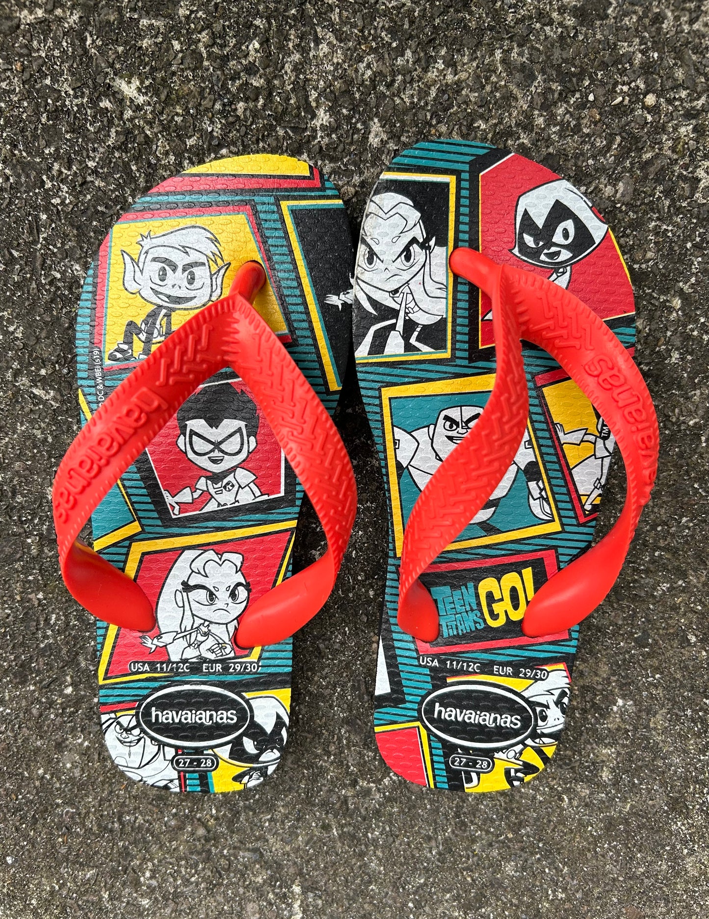 Teen Titans go flip flop uk 10-10.5 (eu 27-28)
