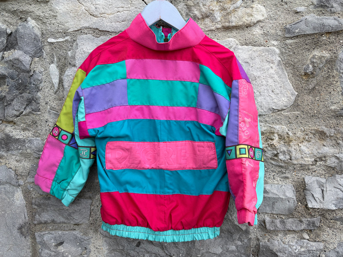 80s colourful jacket 5-6y (110-116cm)