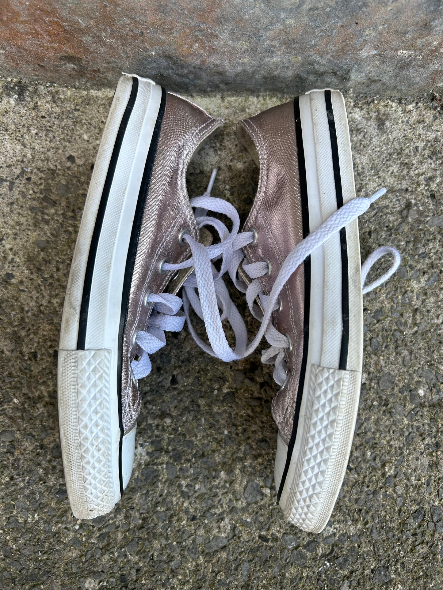 Gold converse uk 13 (eu 31.5)