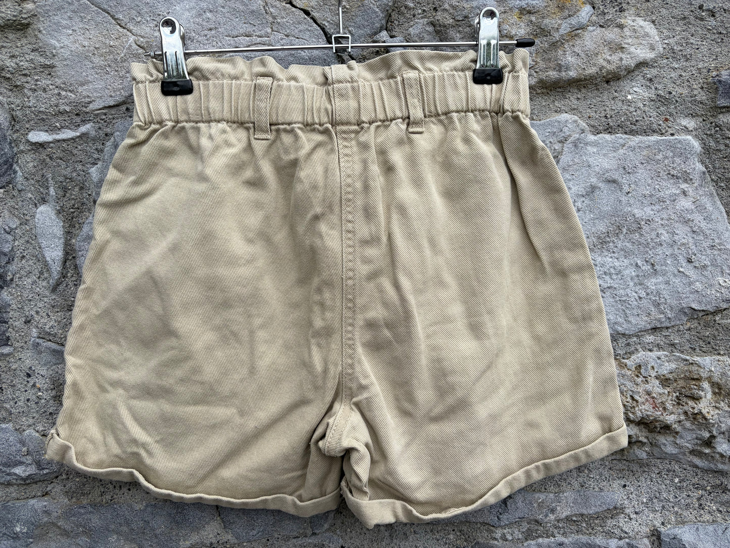 Beige denim shorts 10-11y (140-146cm)