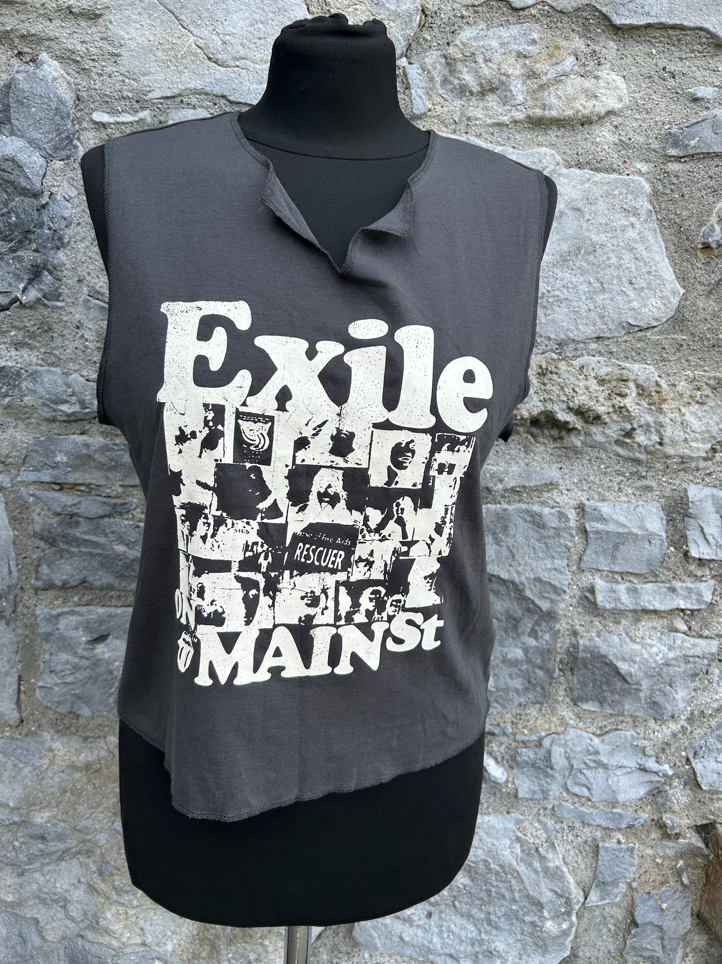 Exile grey Top uk 12