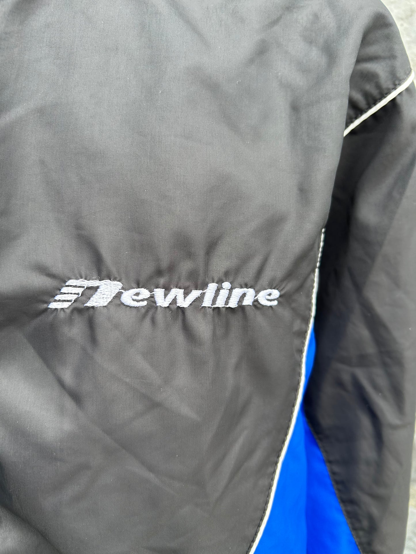 90s black half zip jacket Small