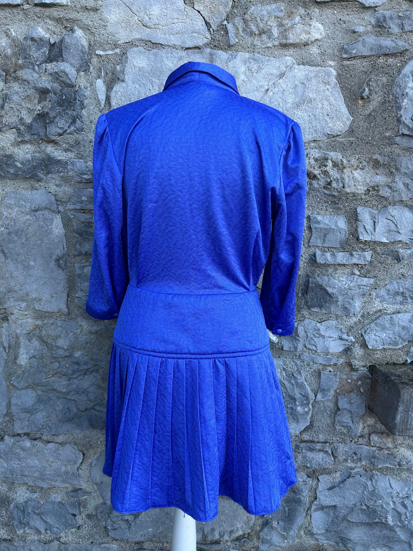 80s blue tunic uk 10